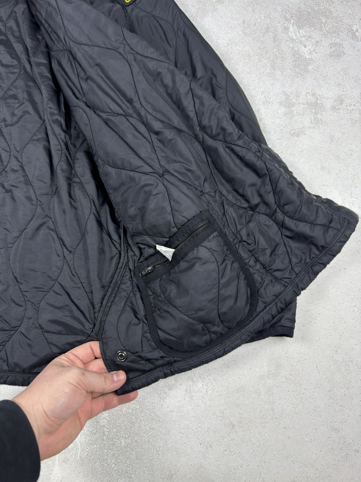 Barbour Vintage Barbour Liddesdale Track Quilted Black Jacket Casual Size US XL / EU 56 / 4 - 9 Thumbnail