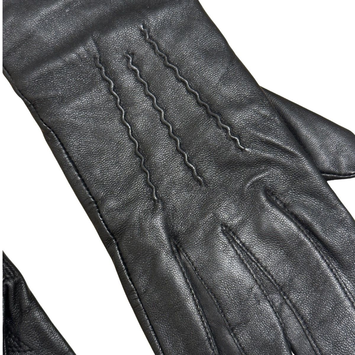 Other Women’s Long Leather Gloves S/M – Black Size ONE SIZE - 3 Thumbnail