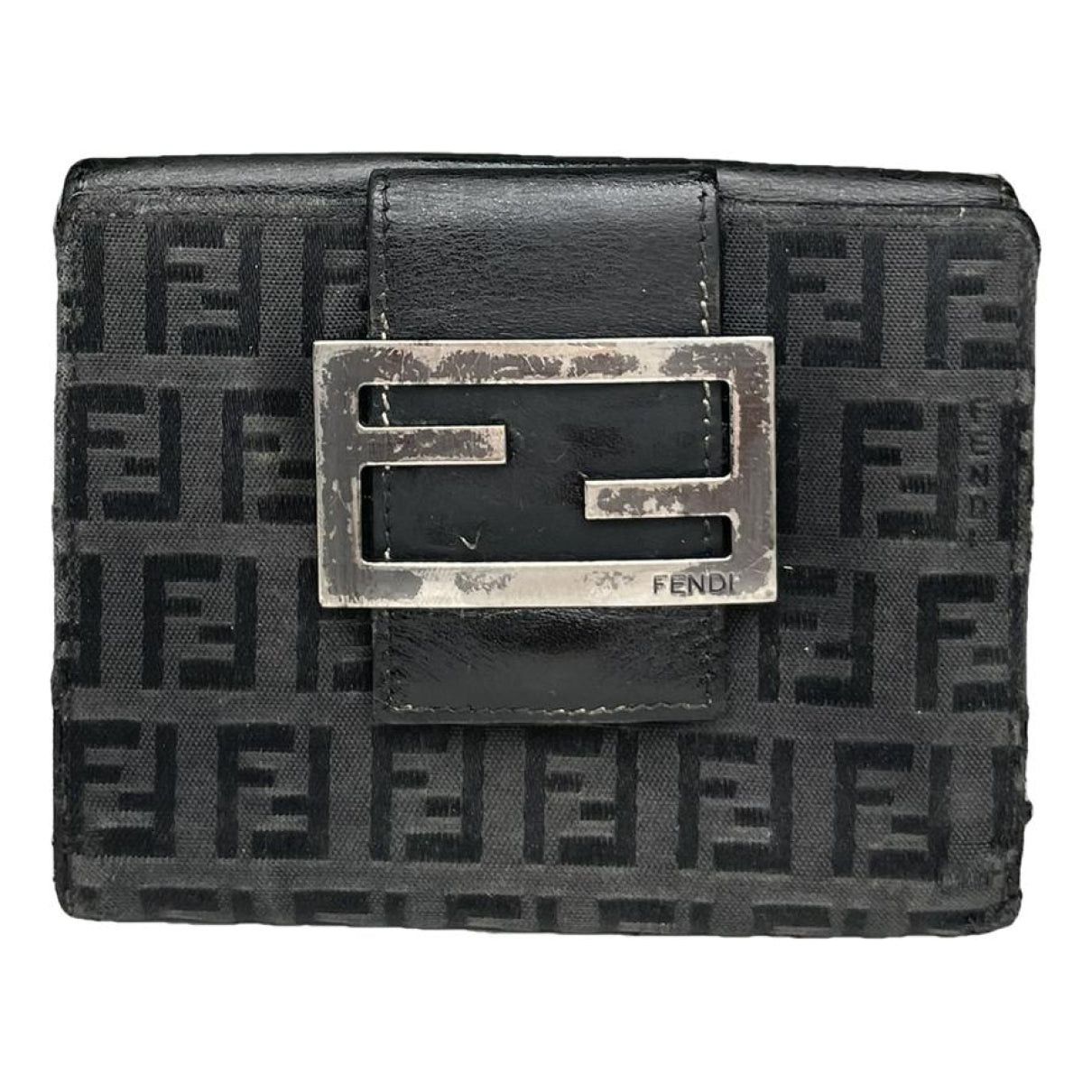 Fendi Baguette Black Cotton Wallet Size ONE SIZE - 1 Thumbnail