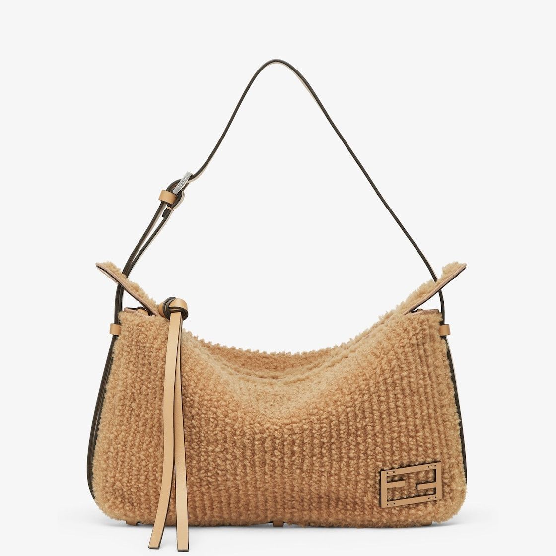 Fendi o1s1wg110925 Size: OS/Simply Fendi Medium in Beige Size ONE SIZE - 1 Thumbnail