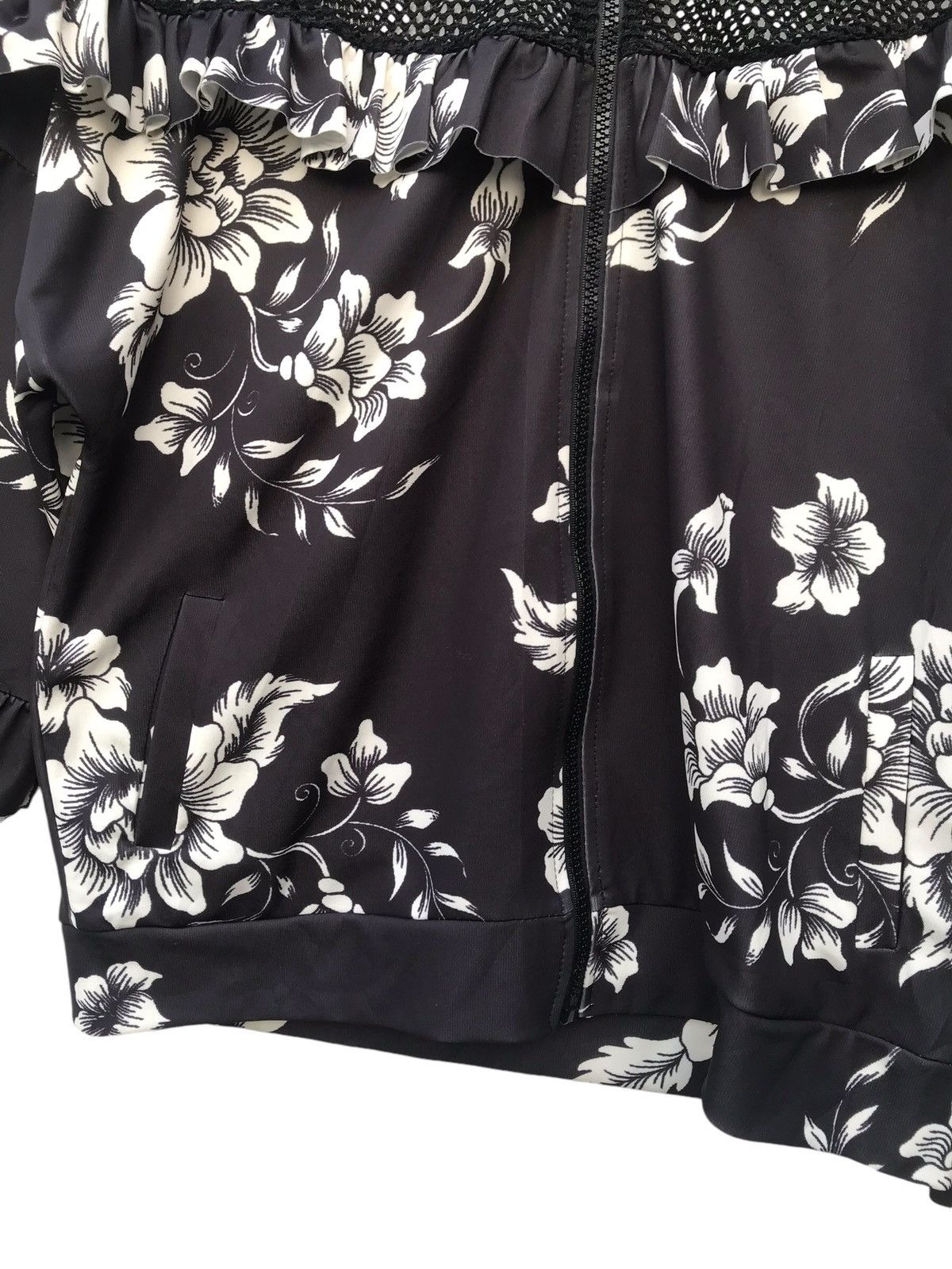 Vintage Miss Miss Italy Mesh Floral Womens Jacket Size M / US 6-8 / IT 42-44 - 4 Thumbnail
