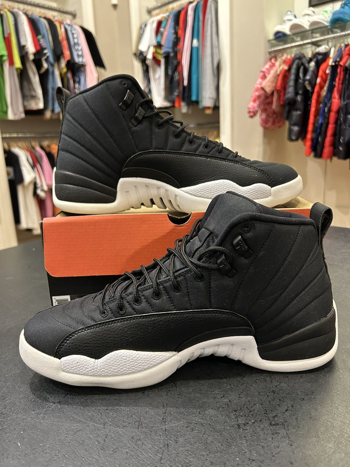 Jordan Brand Jordan 12 Retro ‘Reverse Taxi’ Size US 11.5 / EU 44-45 - 2 Thumbnail