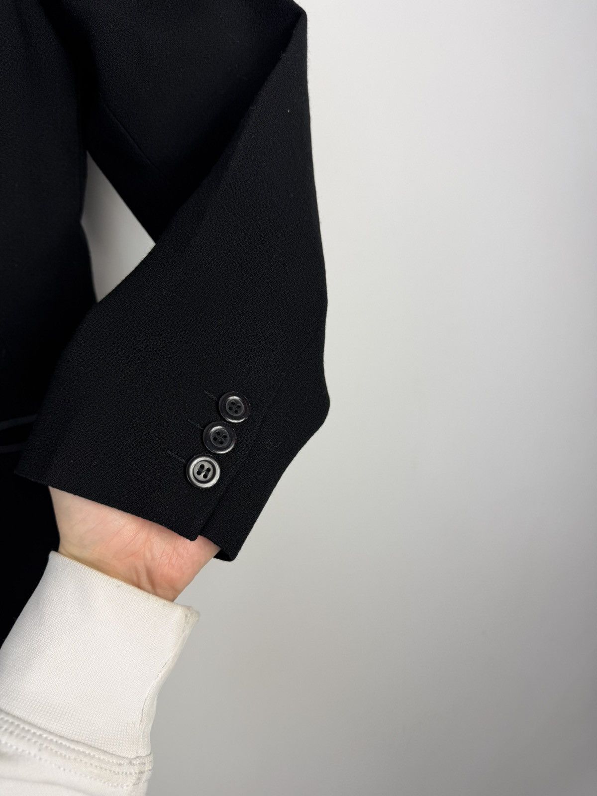 Aquascutum Elegant Aquascutum Wool Jacket, 100% Wool, Black Size S / US 4 / IT 40 - 6 Thumbnail