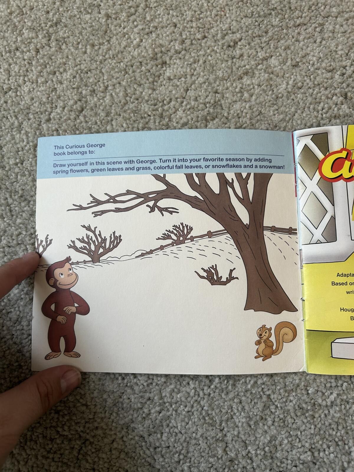 Other Curious George Discovers the Seasons Children's Book Size ONE SIZE - 5 Thumbnail