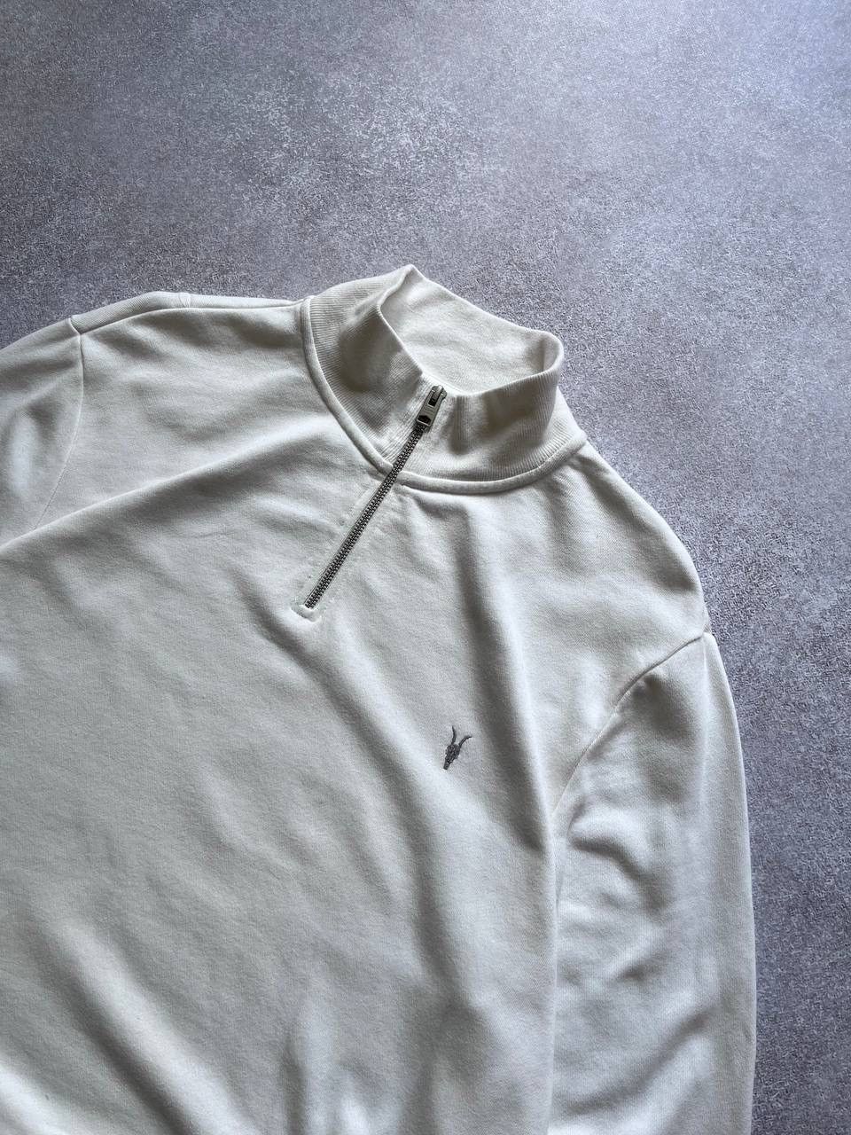 Allsaints × Vintage Vintage Allsaints 1/3 Zip Cotton Sweatshirt XL Size US XL / EU 56 / 4 - 2 Thumbnail