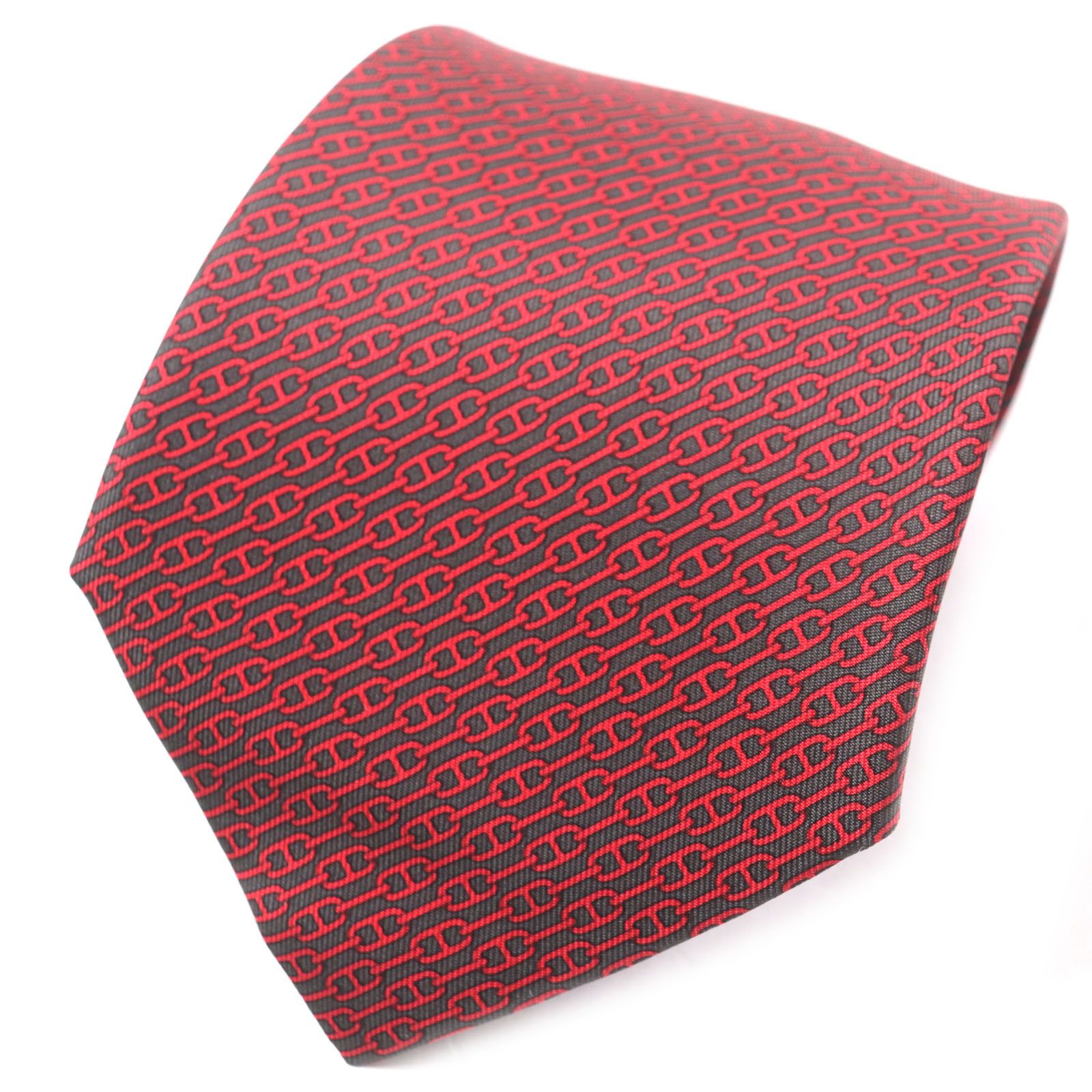 Hermes Hermes Hermes Chaine d'Ancre Silk Tie Others Necktie DUTY FREE for USA Size ONE SIZE - 1 Thumbnail