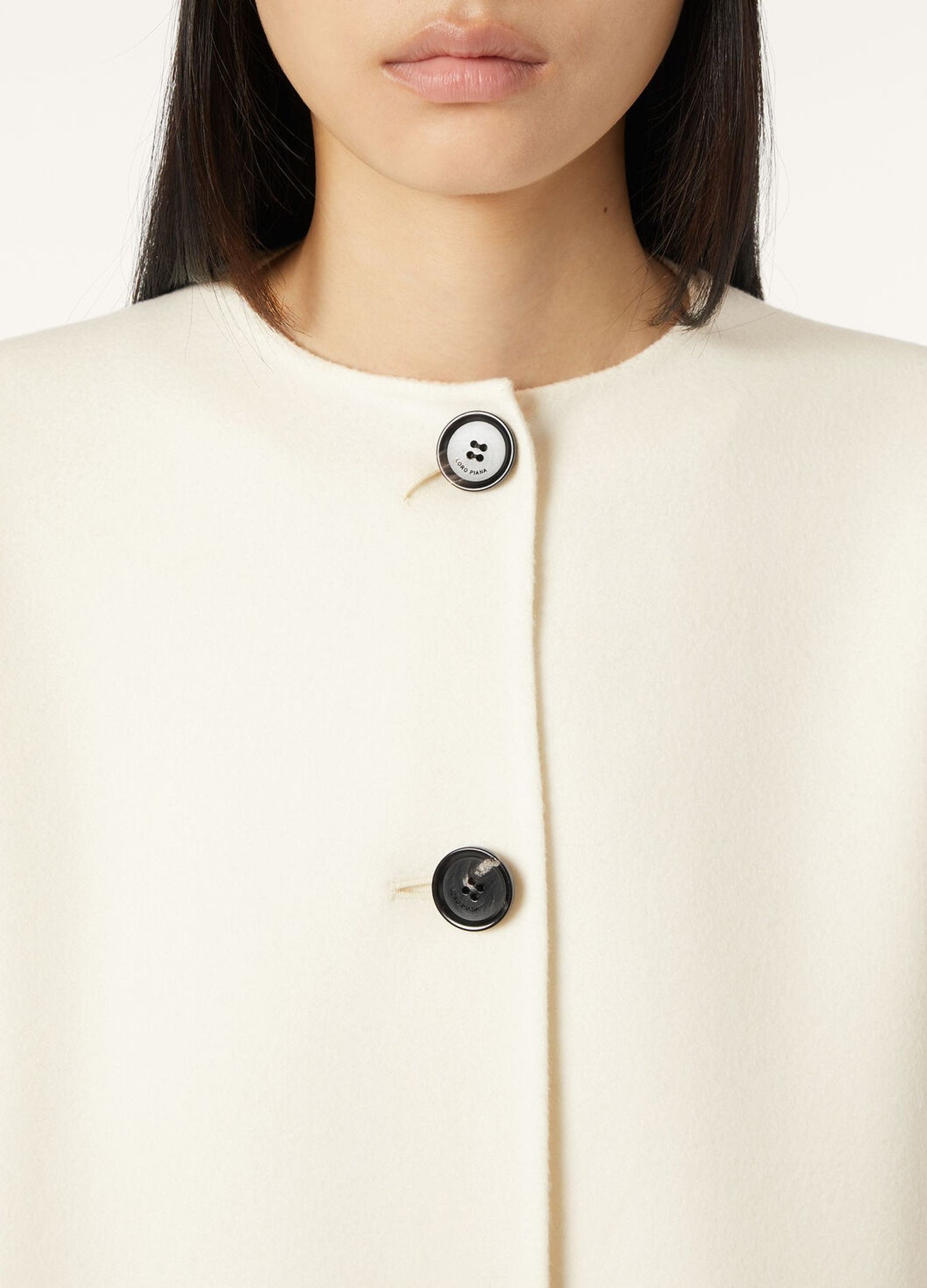 Loro Piana o1srvl11e0526 FAP3160 Navid Jacket in Cream Size S / US 4 / IT 40 - 3 Thumbnail