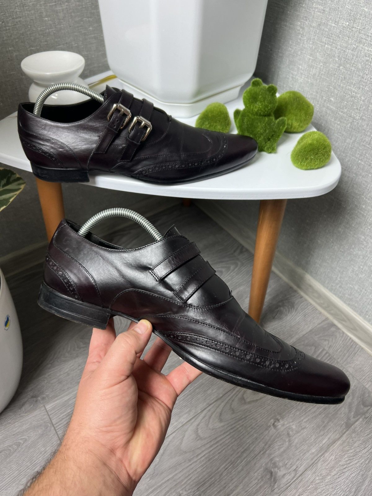 Dolce & Gabbana Dolce & Gabbana Double Monk Leather Shoes Size 44 D&G Size US 11 / EU 44 - 7 Thumbnail