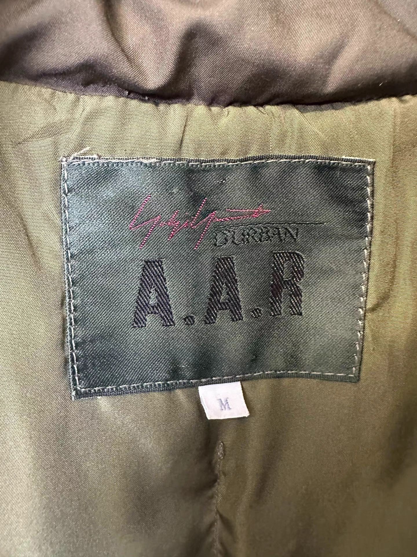Yohji Yamamoto Green Puffer Jacket with Side Zippers Size US M / EU 48-50 / 2 - 8 Thumbnail