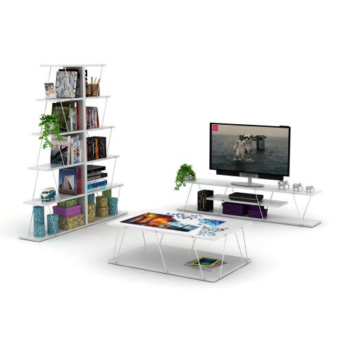 Designer × Homemade FurnisHome Store Tars Mid Century Modern Tv Stand 4 Shelves Size US L / EU 52-54 / 3 - 6 Thumbnail