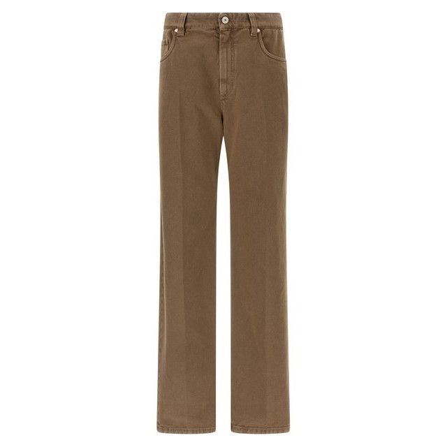 BRUNELLO CUCINELLI Beige Denim Trousers New & Authentic (Wom