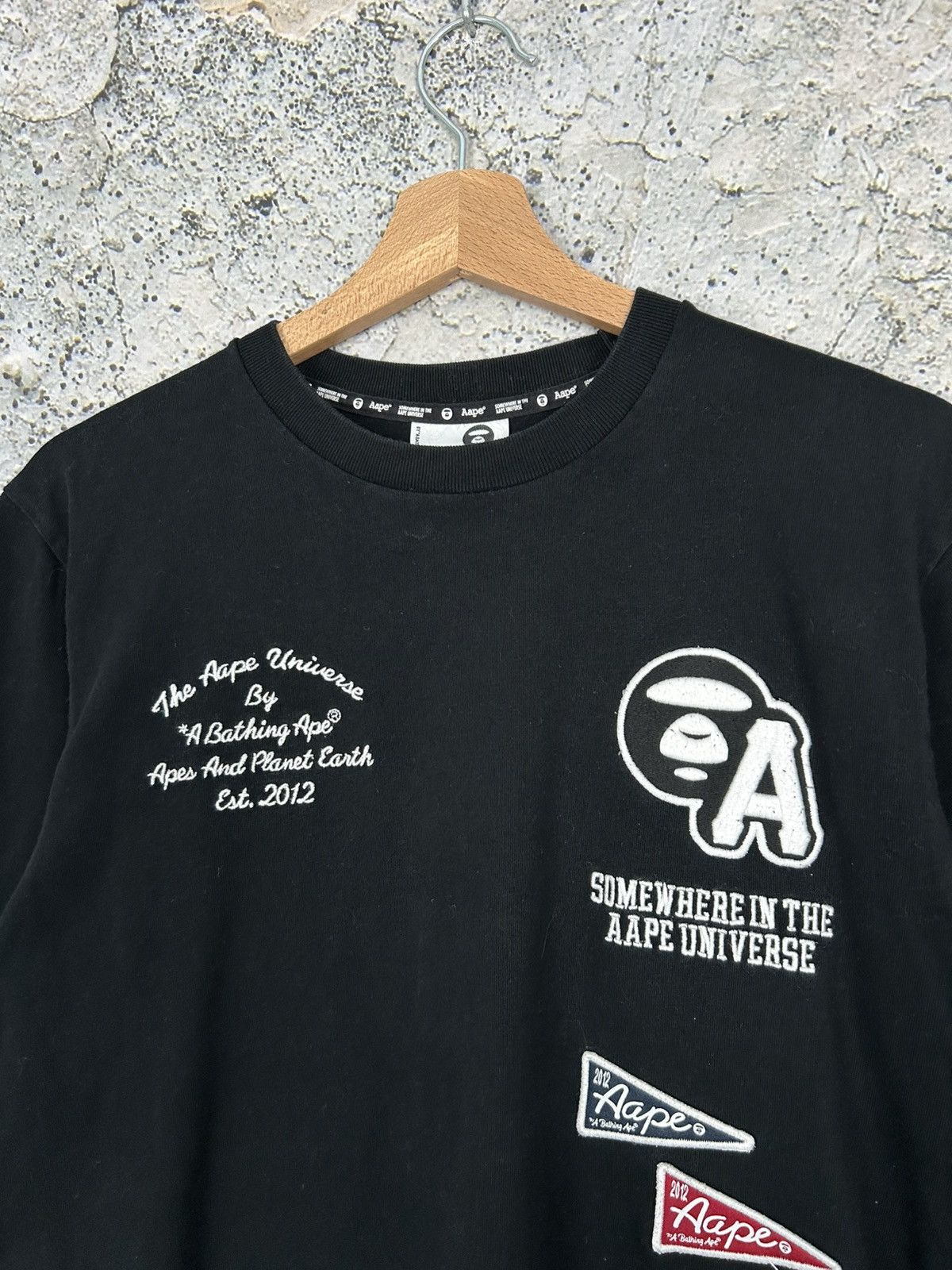 Aape Aape Japanese Graphic Tee Rap Skate Vintage Streetwear Size US S / EU 44-46 / 1 - 3 Thumbnail