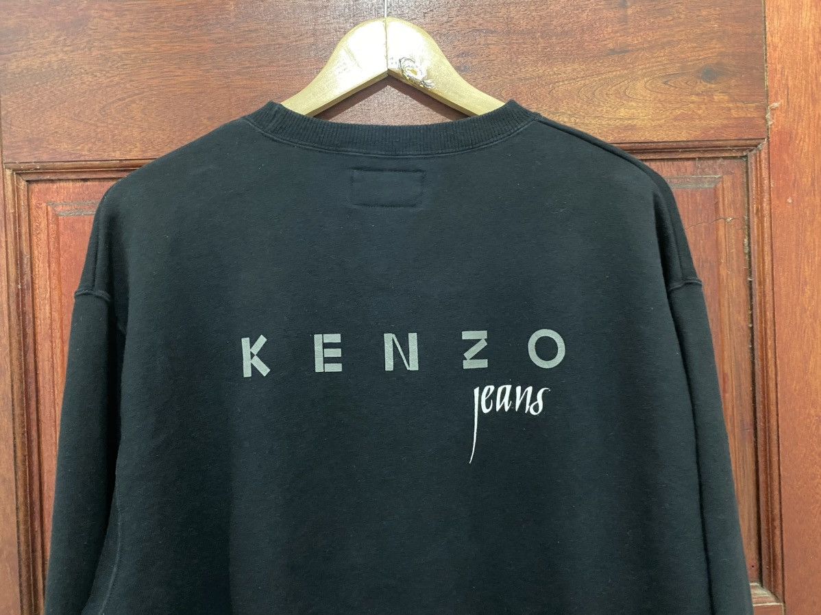 Kenzo Vintage 90s kenzo jeans sweatshirt big logo Size US M / EU 48-50 / 2 - 3 Thumbnail