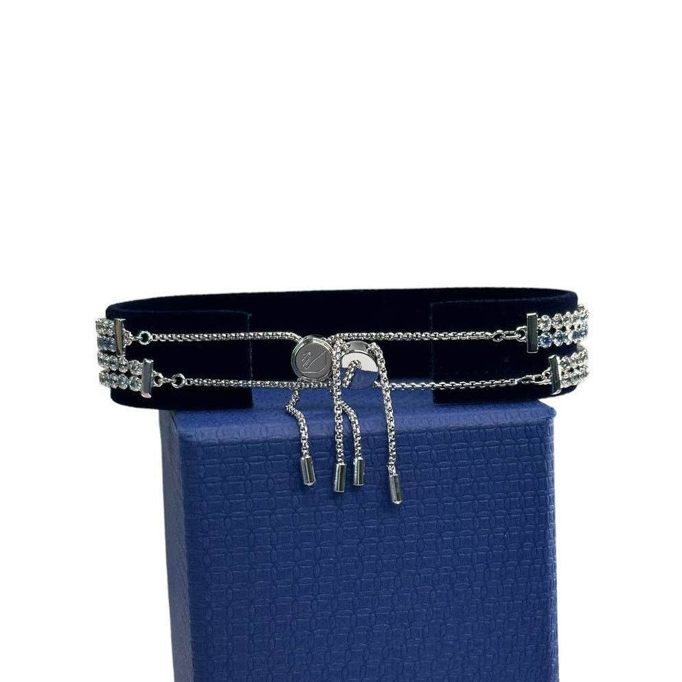 Swarovski Swarovski Set Subtle Clear and Blue Crystals Bracelets Size ONE SIZE - 4 Thumbnail