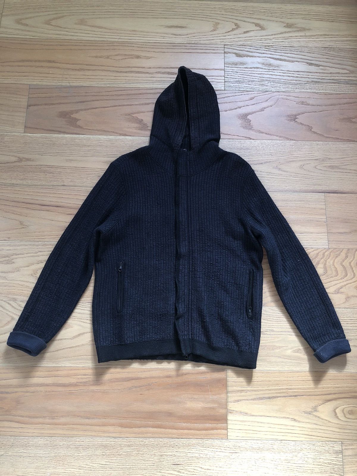 Stone Island × Vintage Stone Island AW04 Knitted Zip-Up Sweater Size US L / EU 52-54 / 3 - 7 Thumbnail