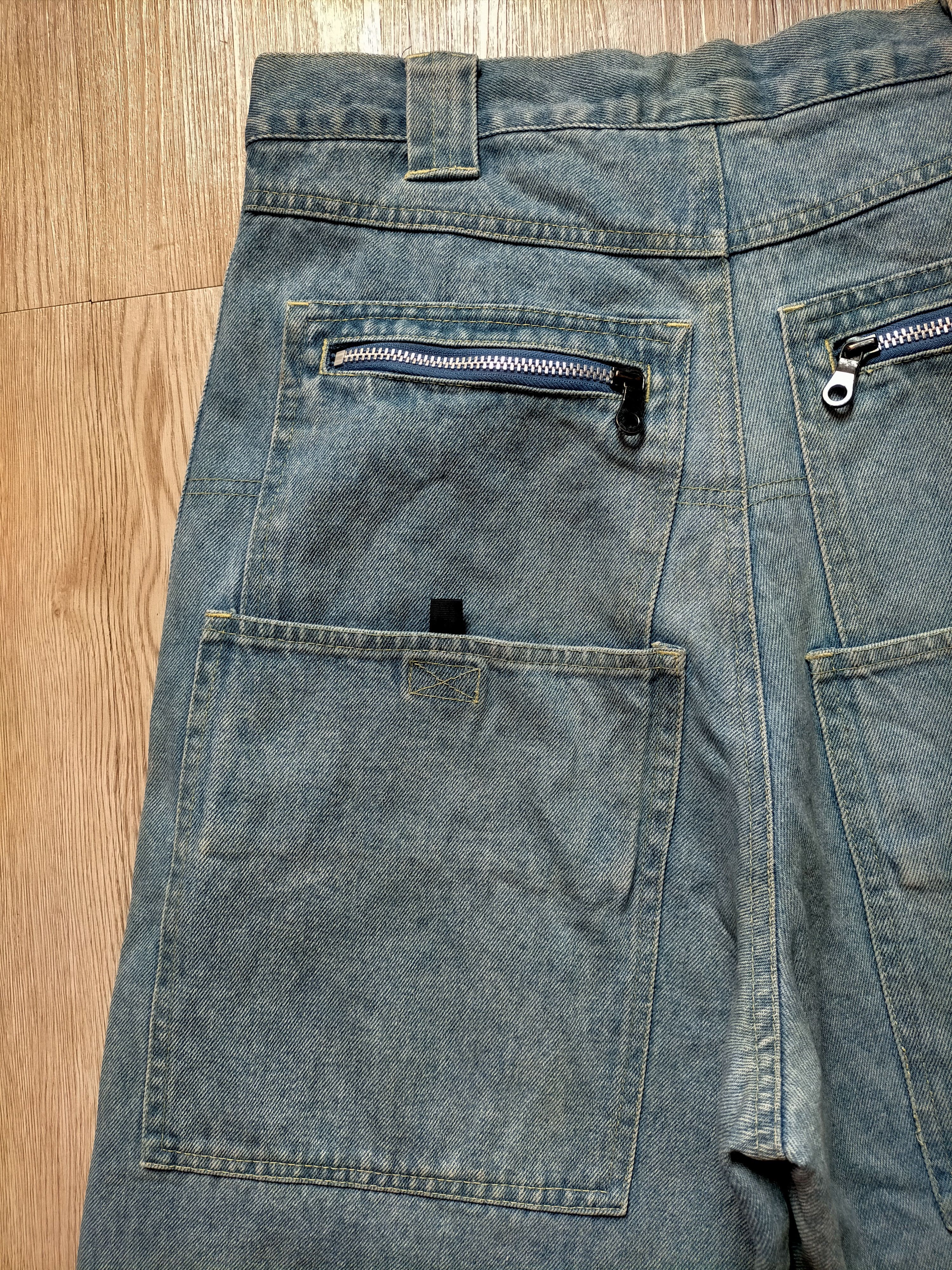 JNCO × Japanese Brand Barrel Roll N.y.c Baggy Double Pocket Hip Hop Style Size US 31 - 10 Thumbnail