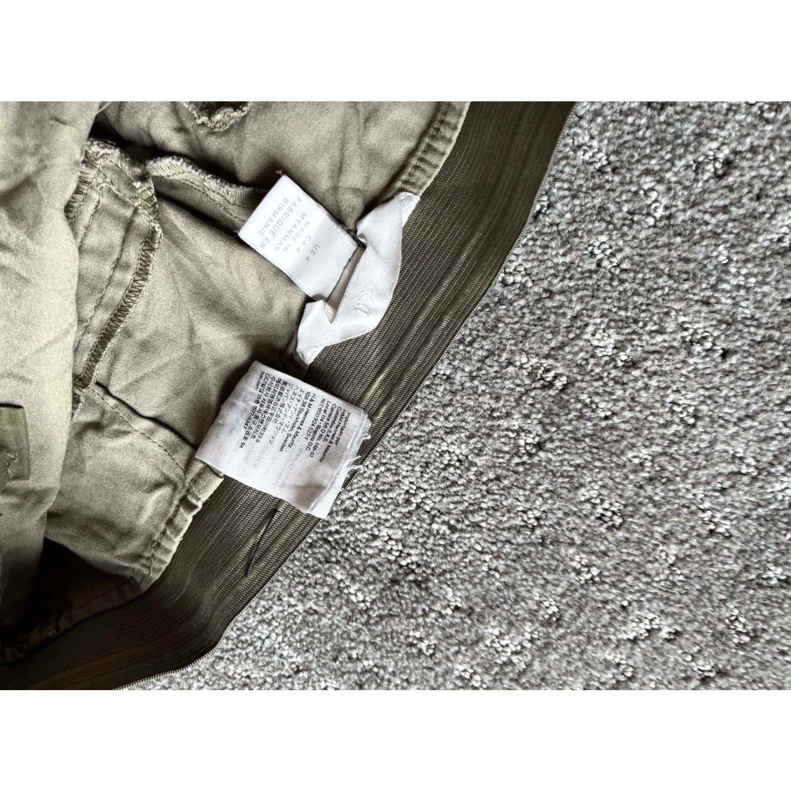 H&M H&M Dress Pants Women Size 4 Beige Pull on Flat Front Ankle Zip Regular Womens Size 27" / US 4 / IT 40 - 5 Thumbnail