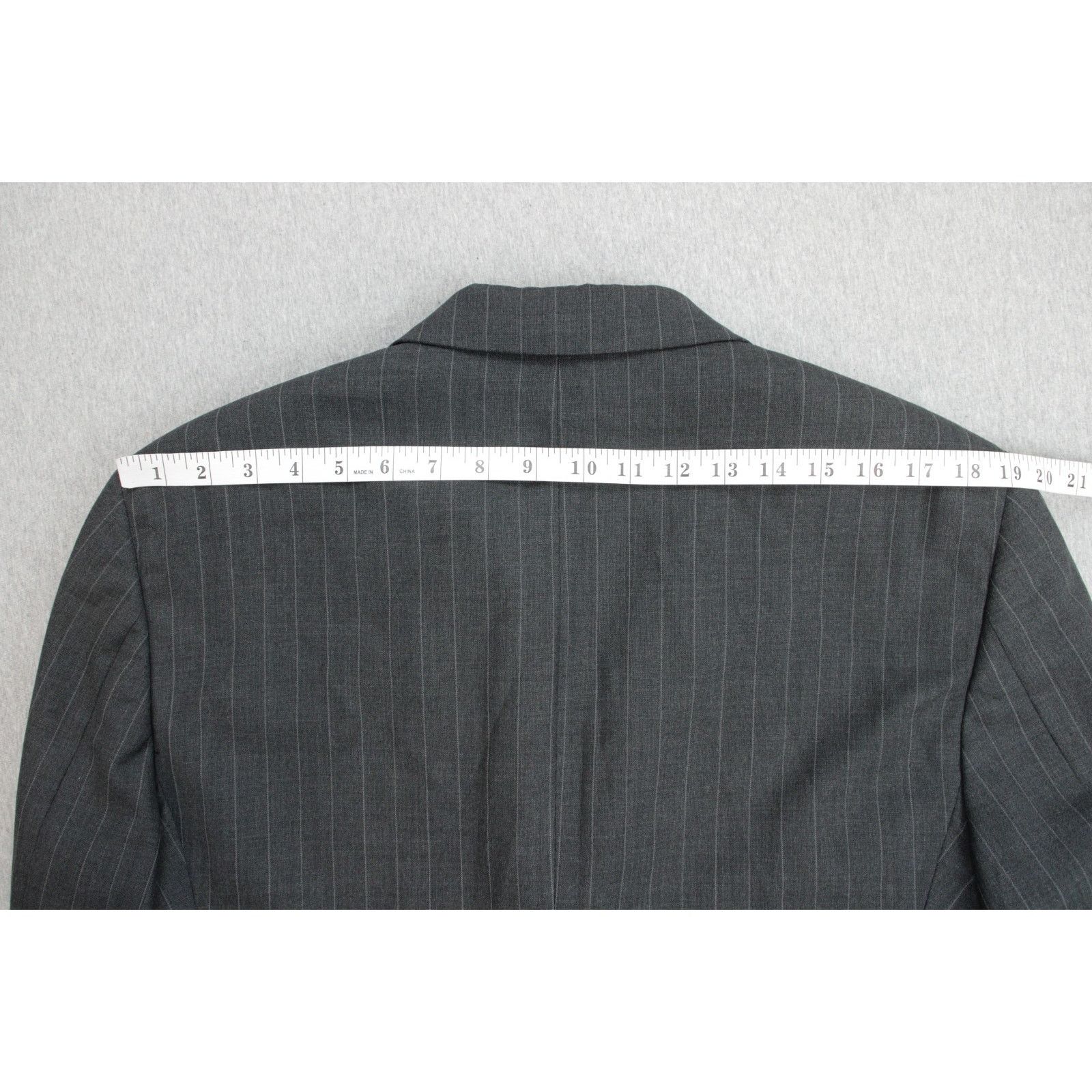 Brooks Brothers Brooks Brothers Suit Men 41R Gray 346 Pinstripe Wool Blend Size 40R - 11 Thumbnail