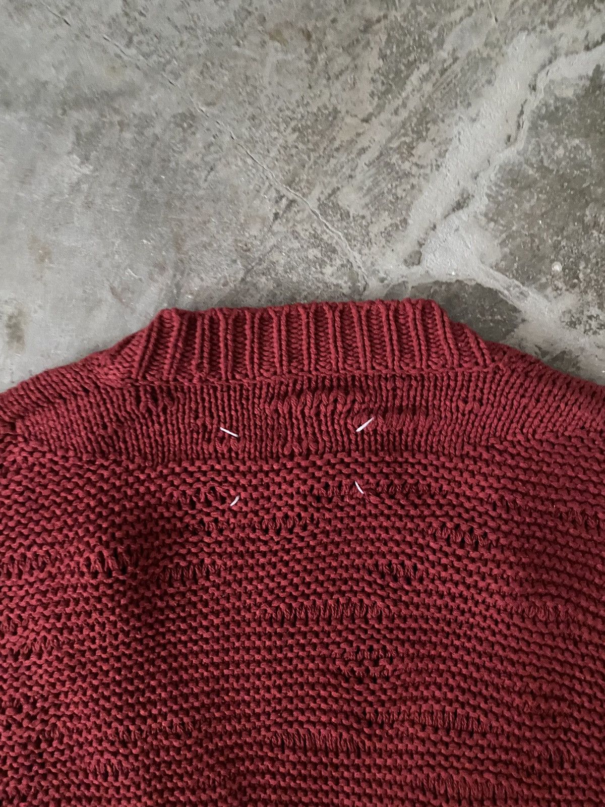 Maison Margiela Maison Margiela Red Cardigan Our Legacy Acne Studios Kapital Size US XL / EU 56 / 4 - 6 Thumbnail