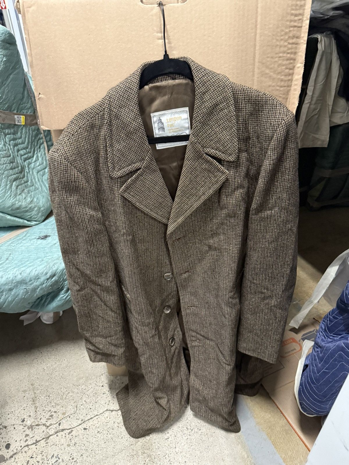 London Fog London Fog Vintage Houndstooth Trench Size US L / EU 52-54 / 3 - 1 Thumbnail
