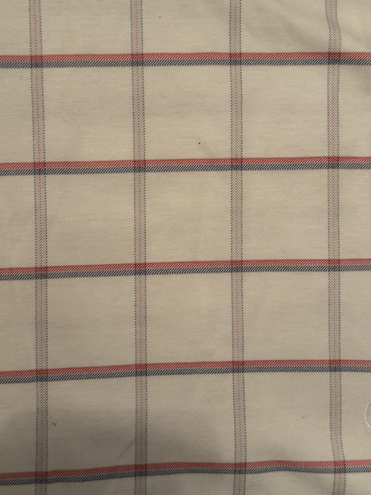 Louis Vuitton LV White Simple Plaid Tee - Kim Jones era Size US M / EU 48-50 / 2 - 5 Thumbnail
