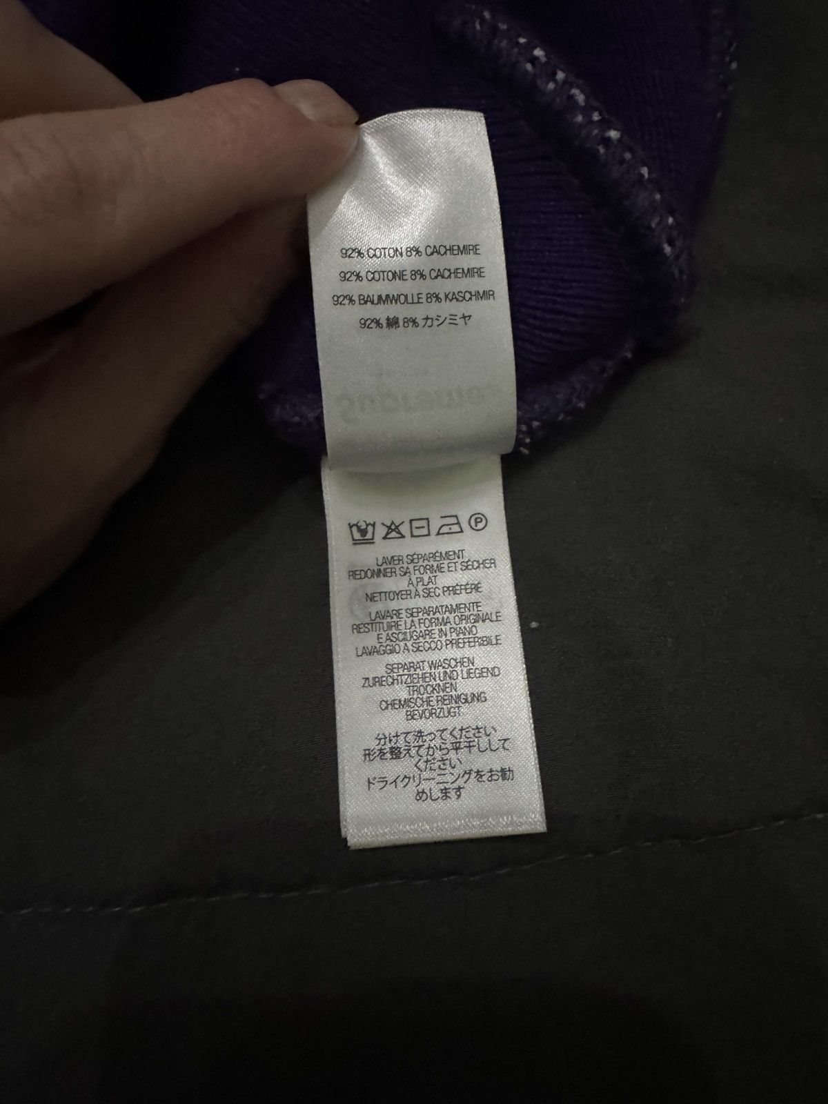 Supreme Supreme Big Logo Beanie - Purple Size ONE SIZE - 5 Thumbnail