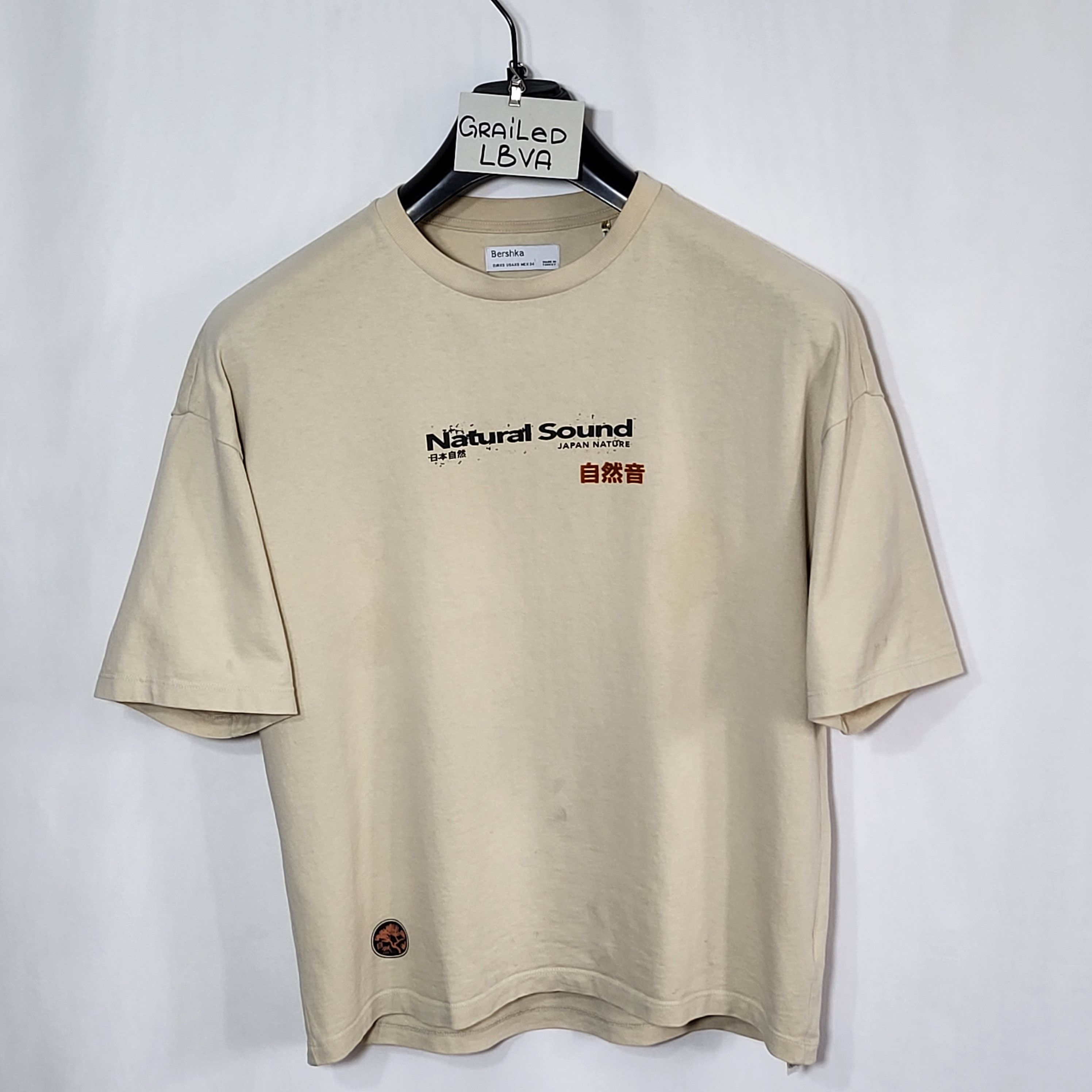 Bershka Bershka Natural Sound T-Shirt size XS but fit L Size US XS / EU 42 / 0 - 6 Thumbnail
