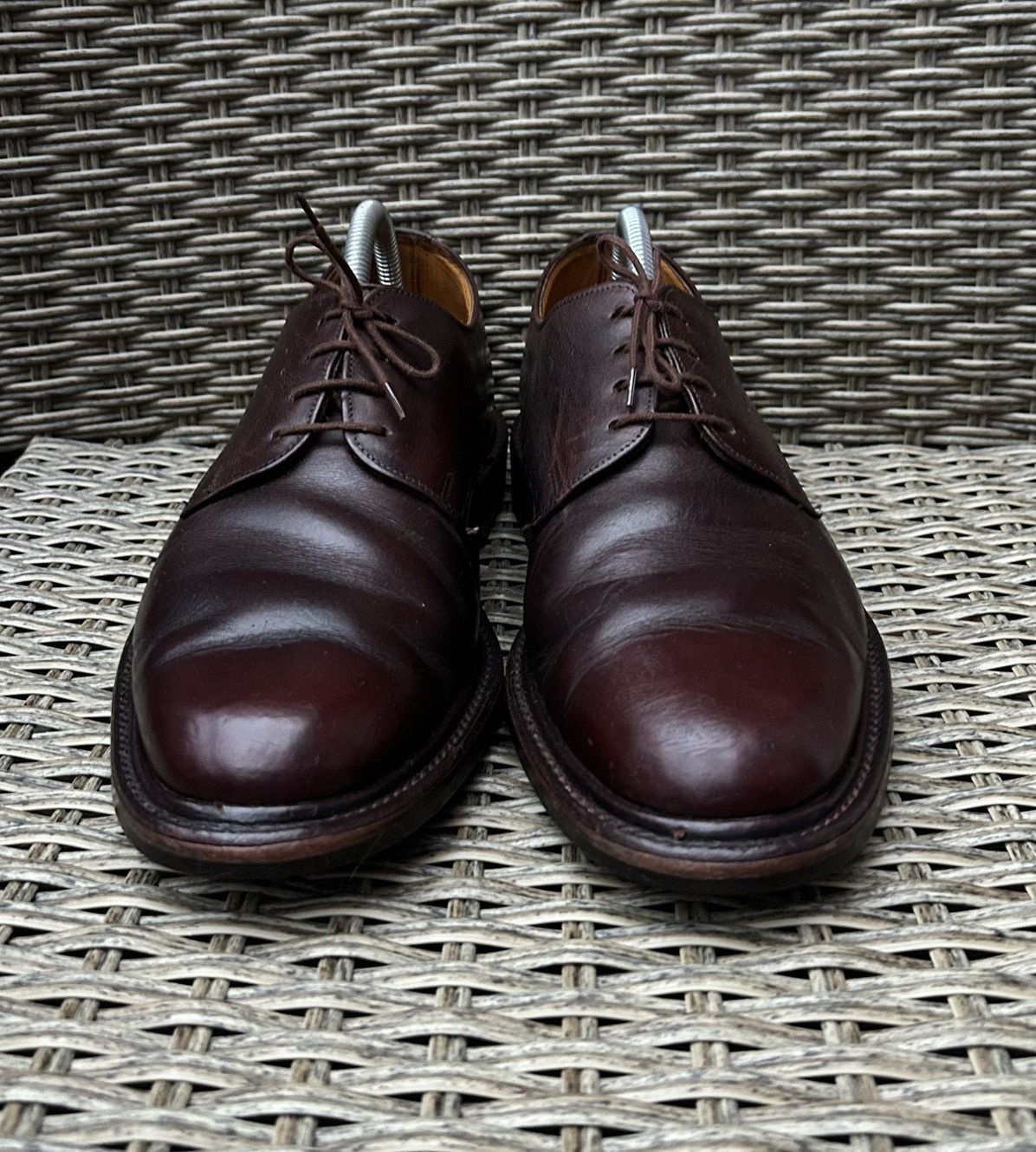 Grenson Vintage 90s Grenson Country Label Plain Toe Brown Derby Size US 8 / EU 41 - 4 Thumbnail