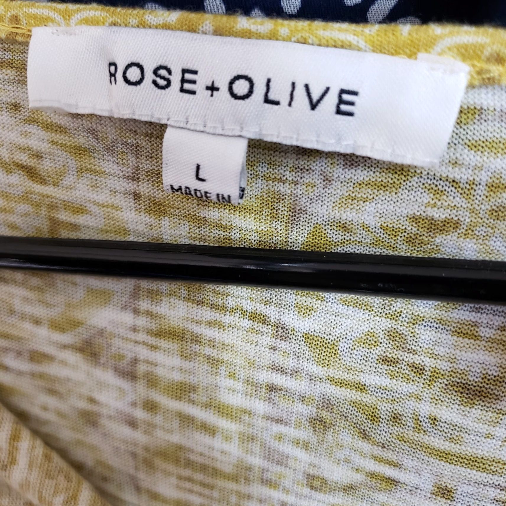 Vintage VINTAGE Rose + Olive Blouse 3/4 Sleeve Womens Large Yellow Brown Pullover Polyester Blend Shirt Womens Size L / US 10 / IT 46 - 5 Thumbnail