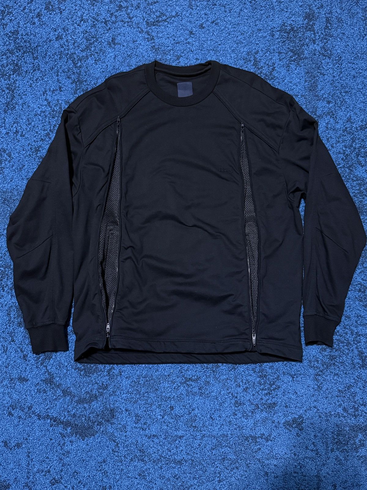 Juun J Black Panel Sweatshirt