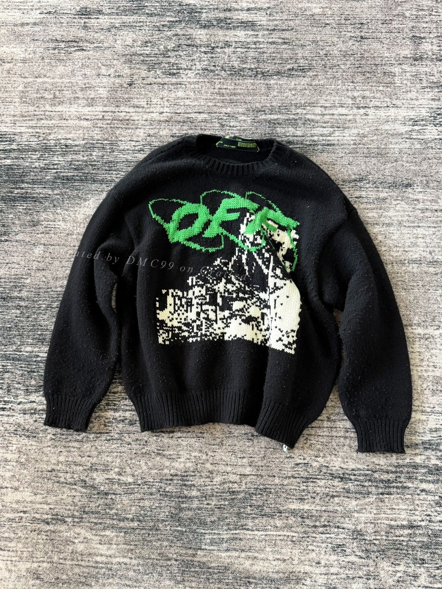 Off-White Off-White 17ss Printed Sweater Carti Size US M / EU 48-50 / 2 - 1 Thumbnail