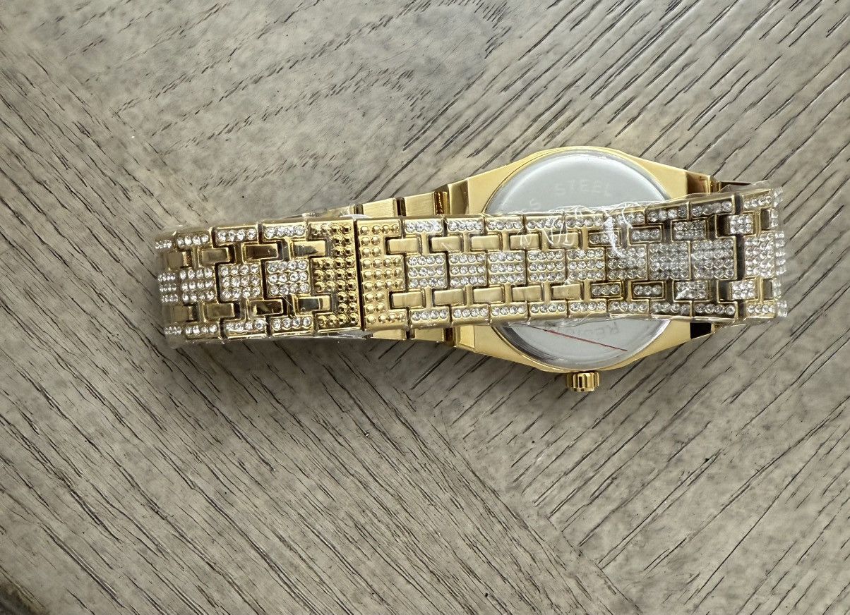 Other Gold Tone Stylish Watch (Unisex) Size ONE SIZE - 4 Thumbnail