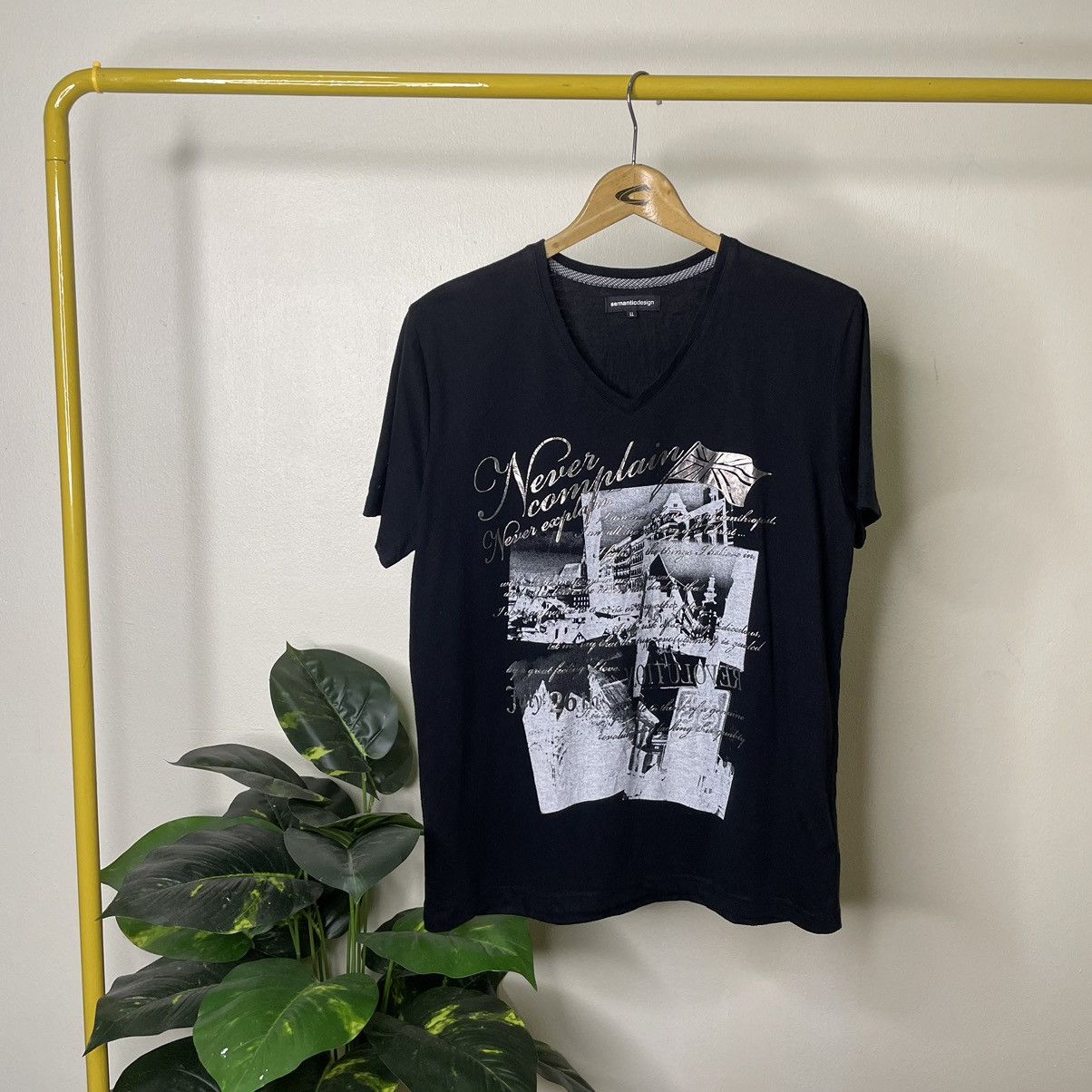 Hysteric Glamour × If Six Was Nine × semanticdesign Semantic Design Seditionaries Poem Cyber Gothic Punk T Shirt Size US L / EU 52-54 / 3 - 1 Thumbnail