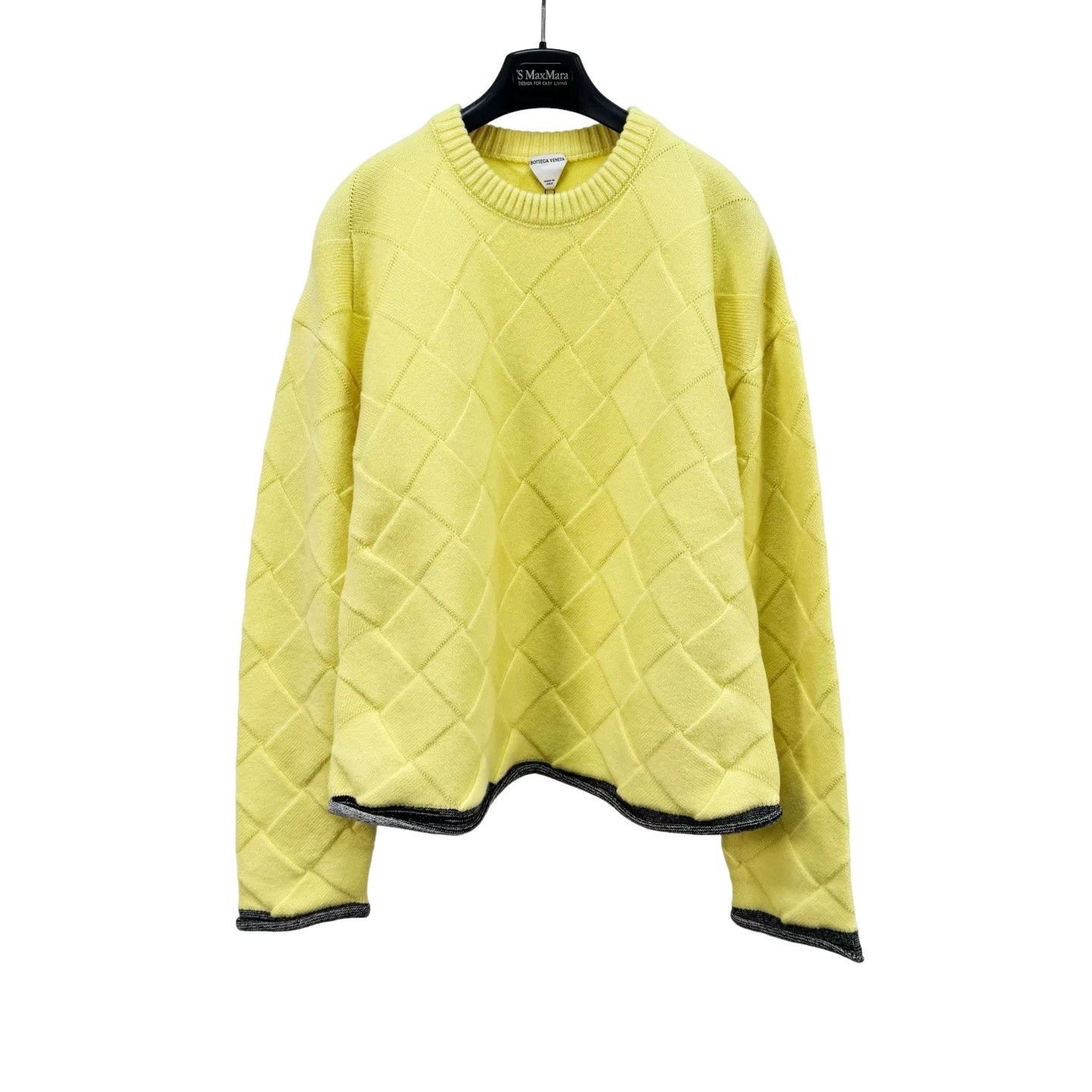 Bottega Veneta Bottega Veneta Intreccio Quilted Wool Sweater Size M Size US M / EU 48-50 / 2 - 1 Thumbnail