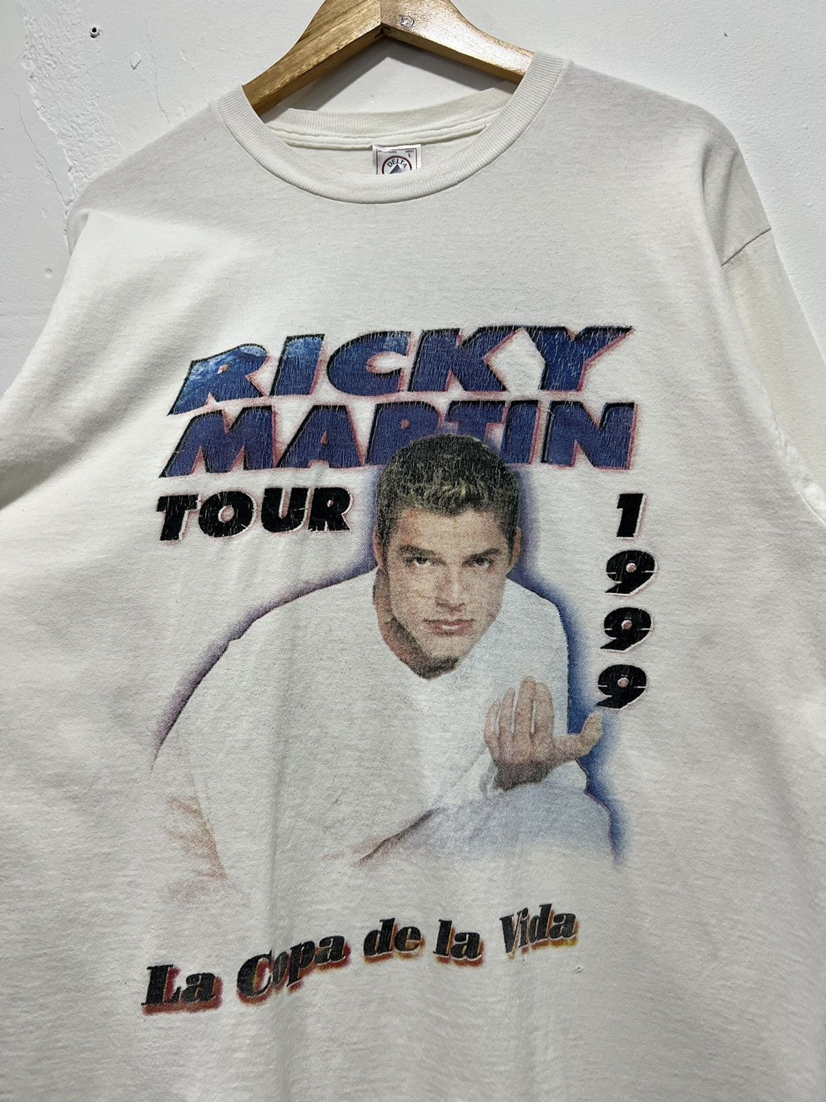 Band Tees × Vintage Vintage 1999’ Ricky Martin World Tour Tshirt Size US L / EU 52-54 / 3 - 2 Thumbnail