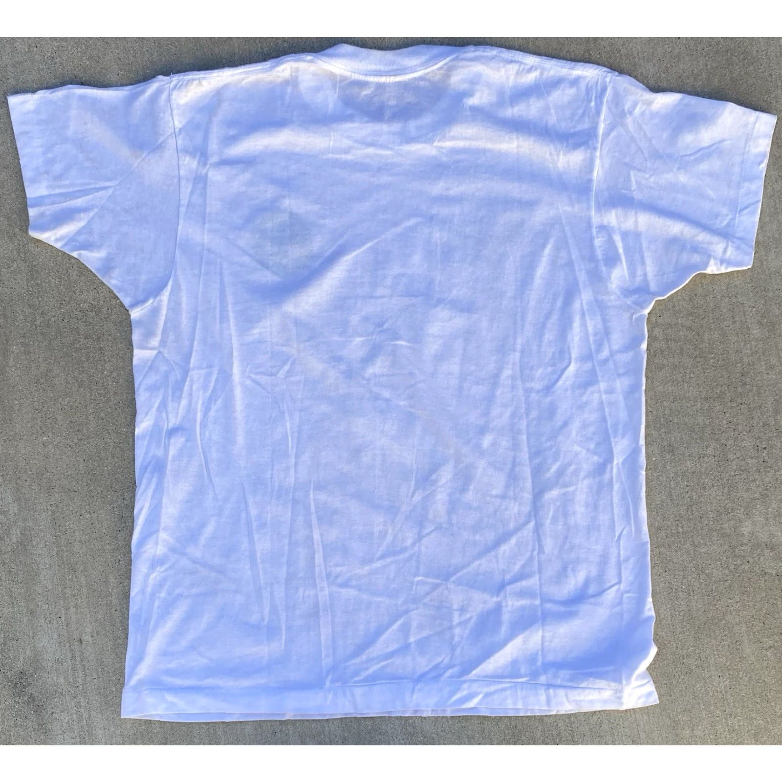 Vintage Vintage Screen Stars T-Shirt Two Cylinder Club Graphic Tee White XL Men Short Sleeve Cotton Blend **(Country of Origin: United States)** Size US XL / EU 56 / 4 - 4 Thumbnail