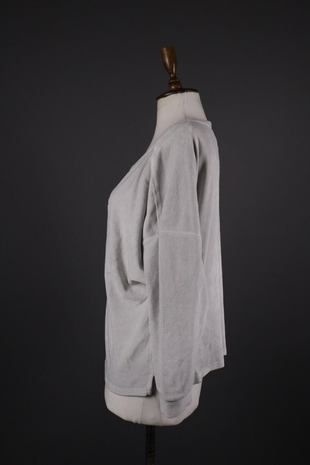 True Religion True Religion Wide Boxy Sweat Gray Top Shirt Size S Size S / US 4 / IT 40 - 4 Thumbnail