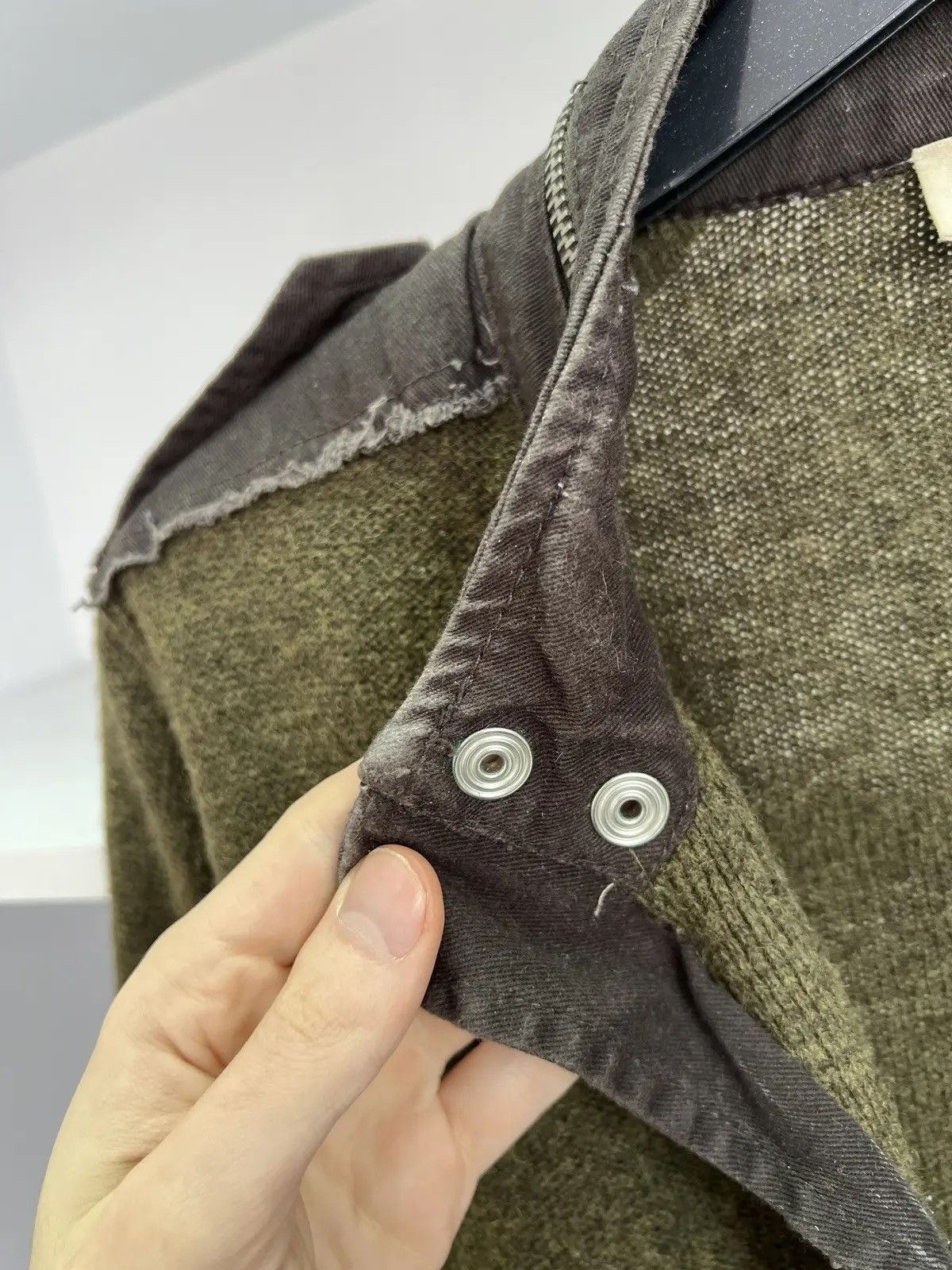 Diesel × Vintage Vintage Diesel Style Multi Pocket Zip Up Avantgarde Sweater Size US L / EU 52-54 / 3 - 9 Thumbnail