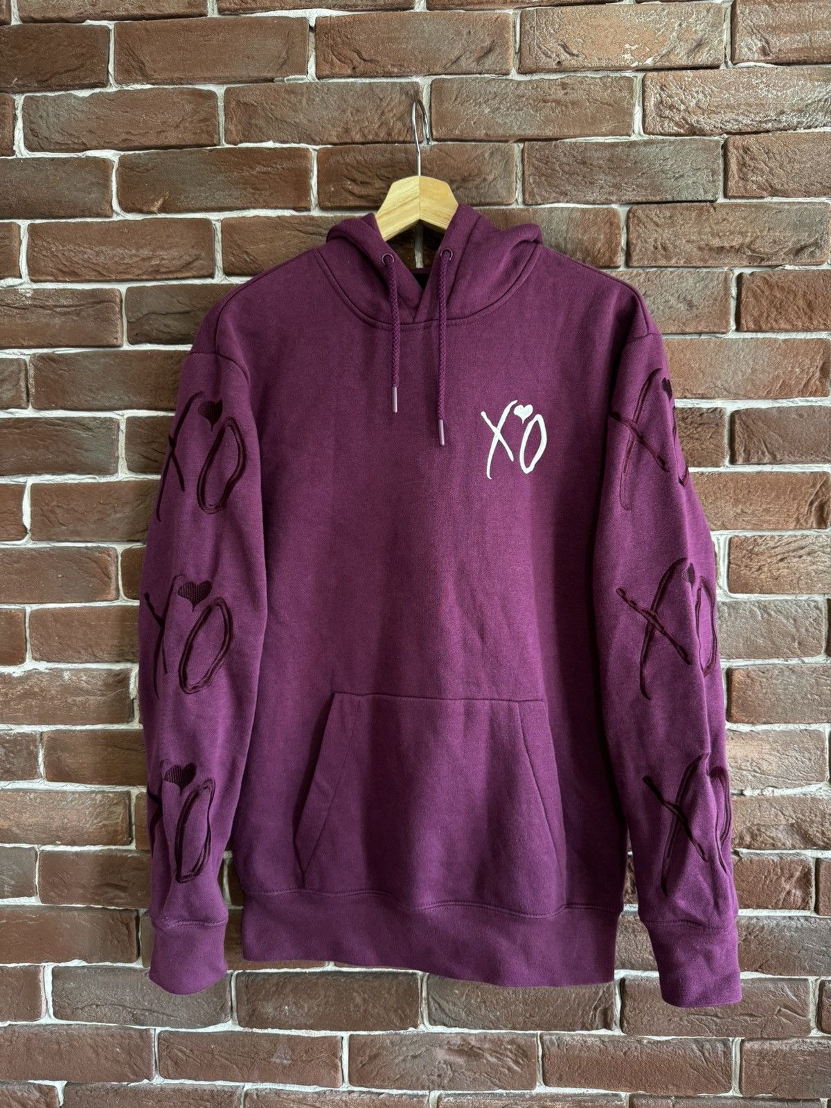H&M The Weeknd XO Band Hoodie Burgund Rare H&m Collab Streetwear Size US XS / EU 42 / 0 - 2 Thumbnail
