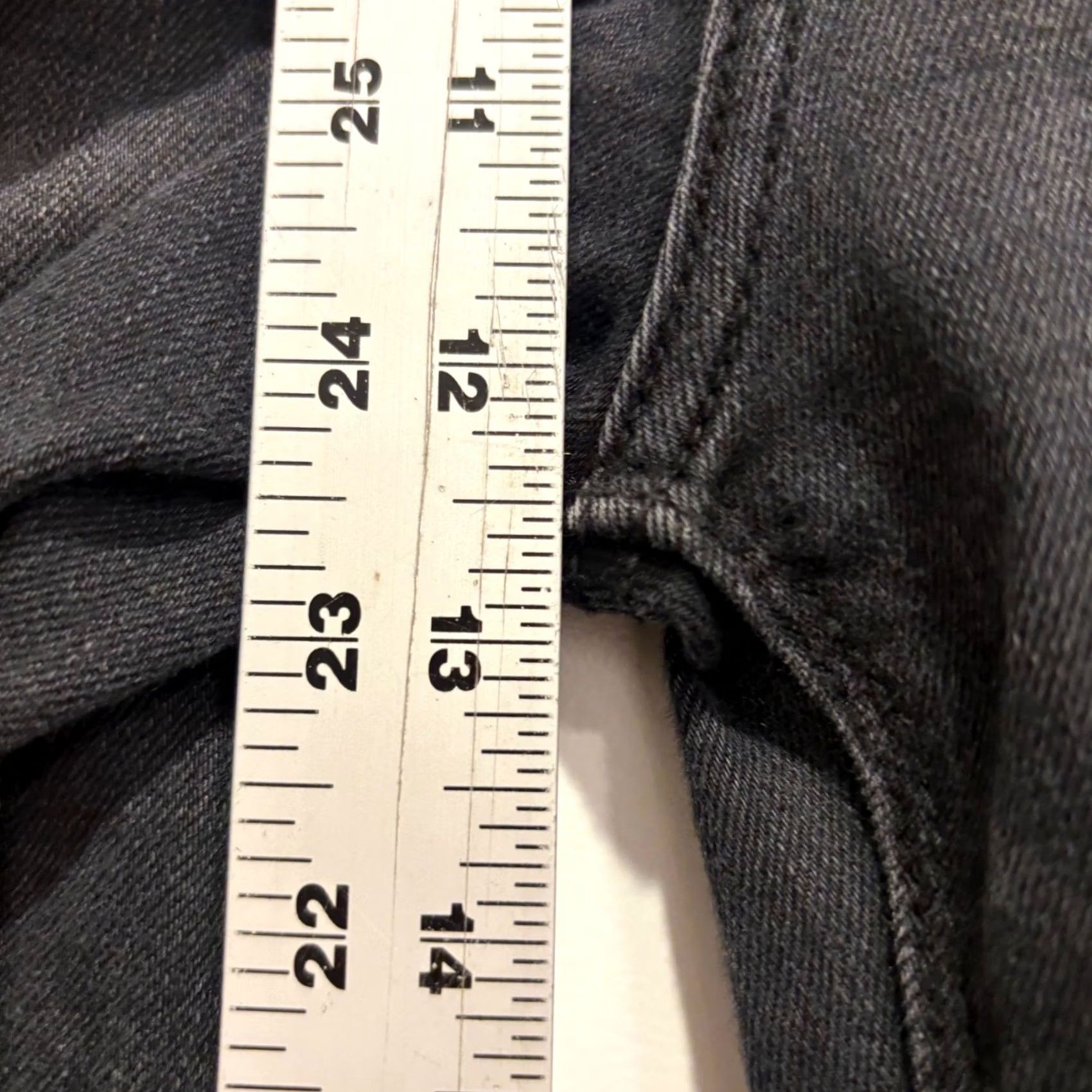 Vintage Hidden Jeans Black Distressed Skinny Jeans Raw Hem Size 26 Women Size 26" / US 2 / IT 38 - 6 Thumbnail