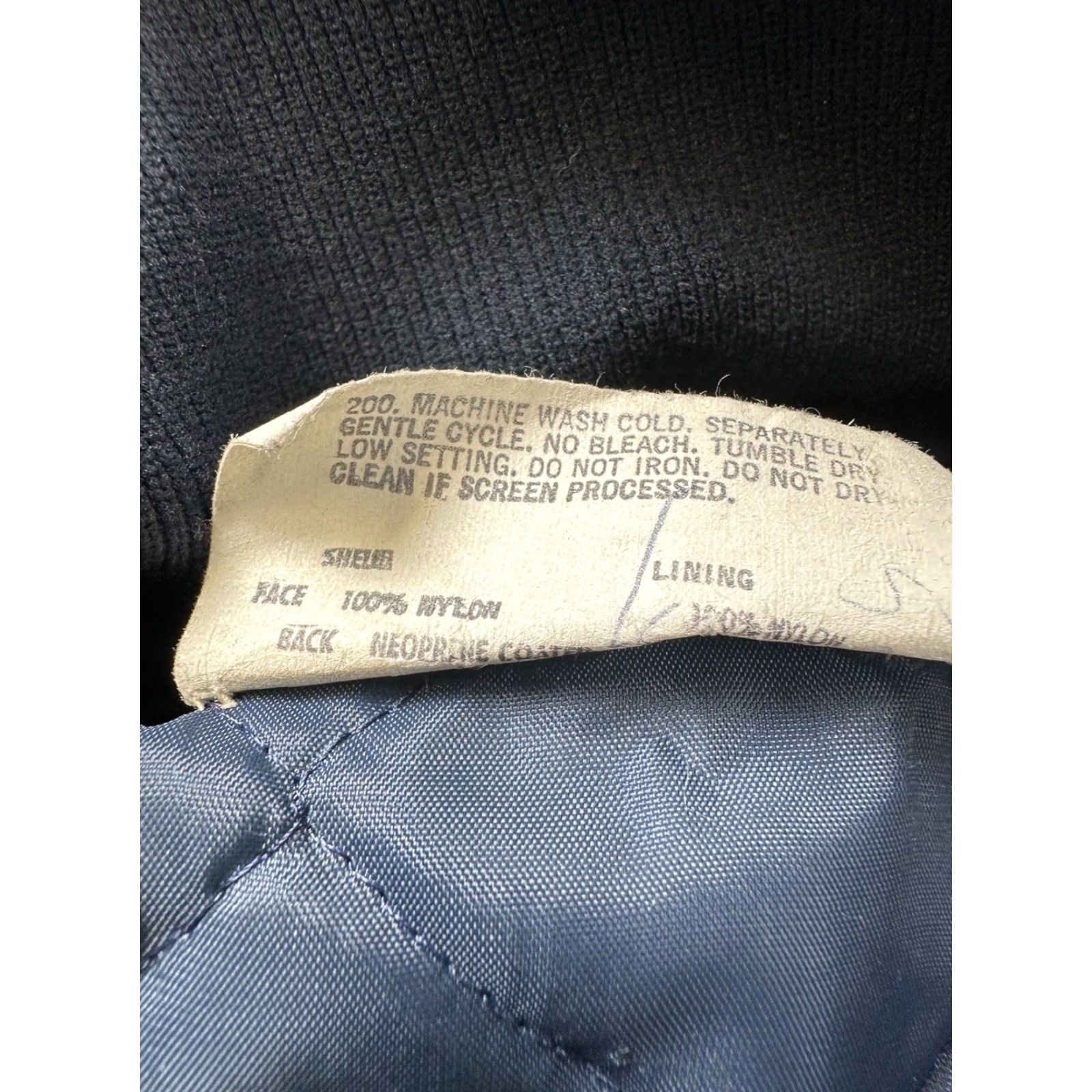 Vintage VINTAGE Butwin Jacket Mens M Blue Nylon Full Button Up - Water Resistant, Pockets, Sports Theme, United States, Regular Fit, Hoodless, Union Made Size US M / EU 48-50 / 2 - 4 Thumbnail