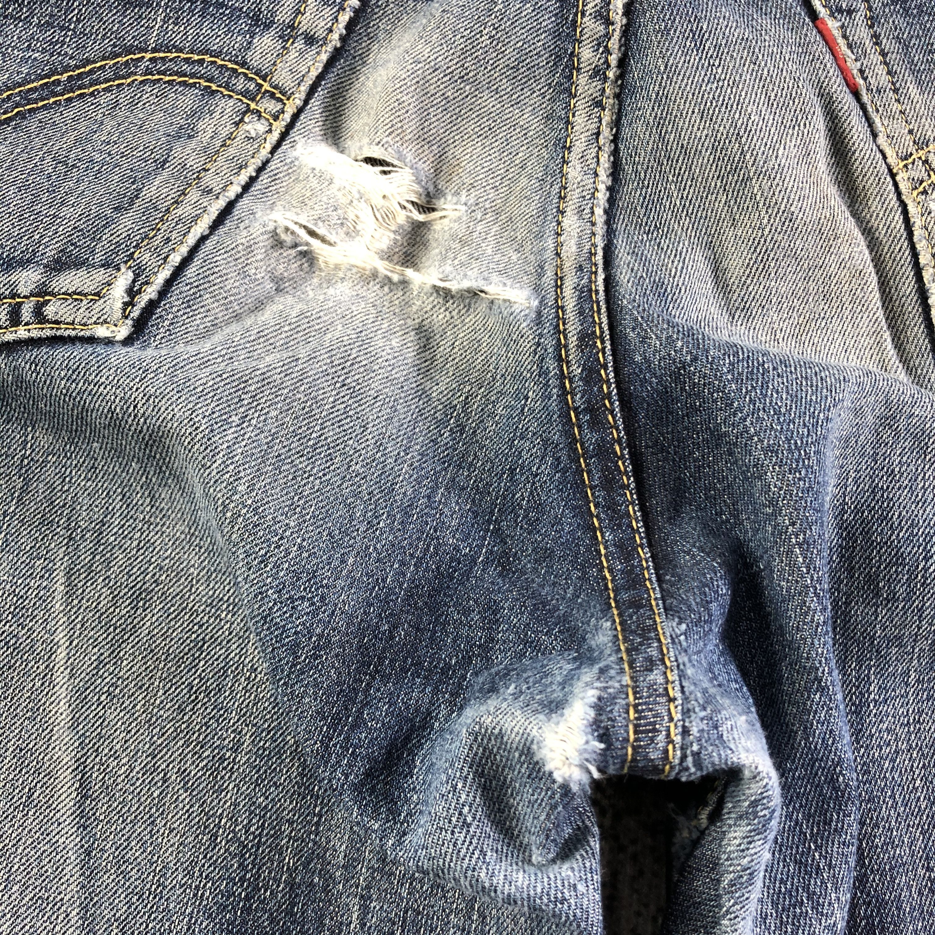Levi's Distress Vintage Levis 503 Jeans Faded Blue KJ2424 Size US 32 / EU 48 - 8 Thumbnail