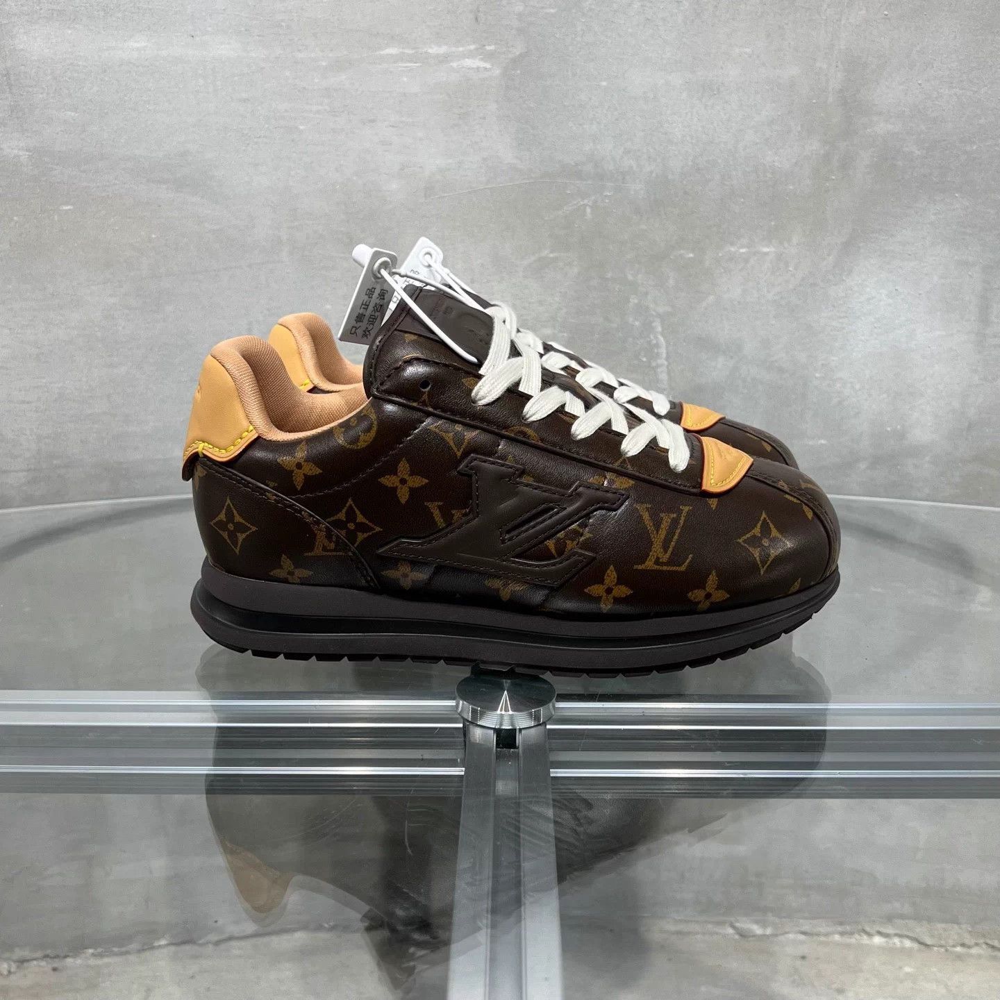Louis Vuitton LV Aganshoe Monogram UK5.5/39.5 NIB Size US 6.5 / EU 39-40 - 4 Thumbnail