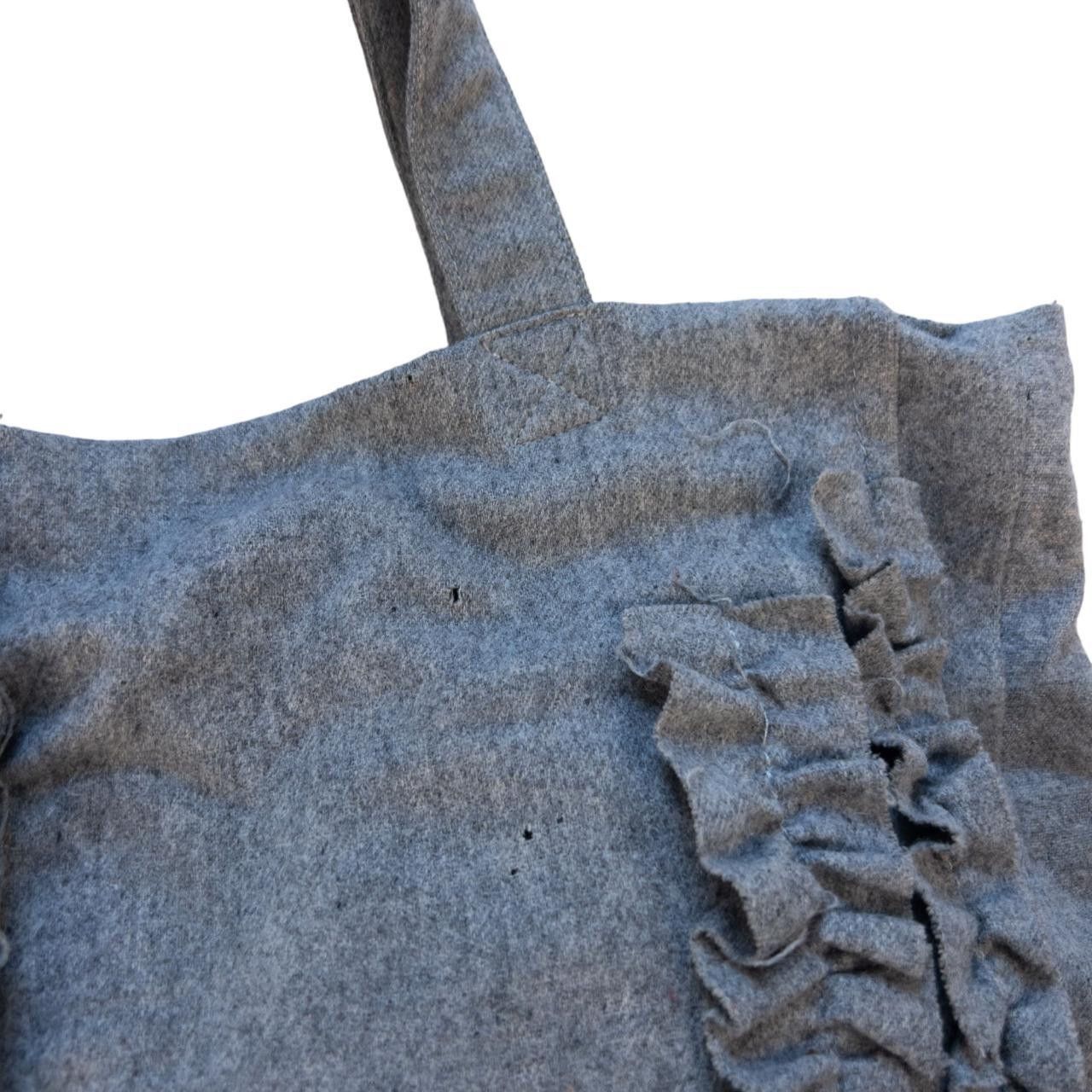 Tricot Comme des Garcons Vintage Comme Des Garcons tricot Wool Ruffle Shoulder Bag Size ONE SIZE - 6 Thumbnail