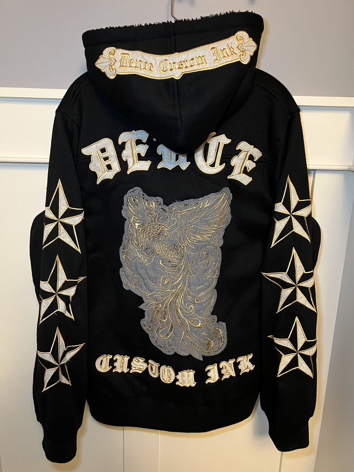 Other Vintage Dussault fur lined patchwork embroidered hoodie Size US XL / EU 56 / 4 - 1 Thumbnail