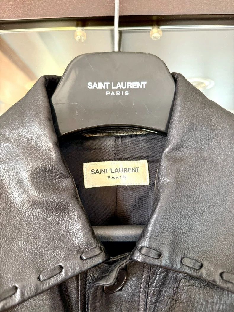 Yves Saint Laurent saint Laurent 18ss sheepskin woven jacket 2501-Nextarrow Size US S / EU 44-46 / 1 - 3 Thumbnail