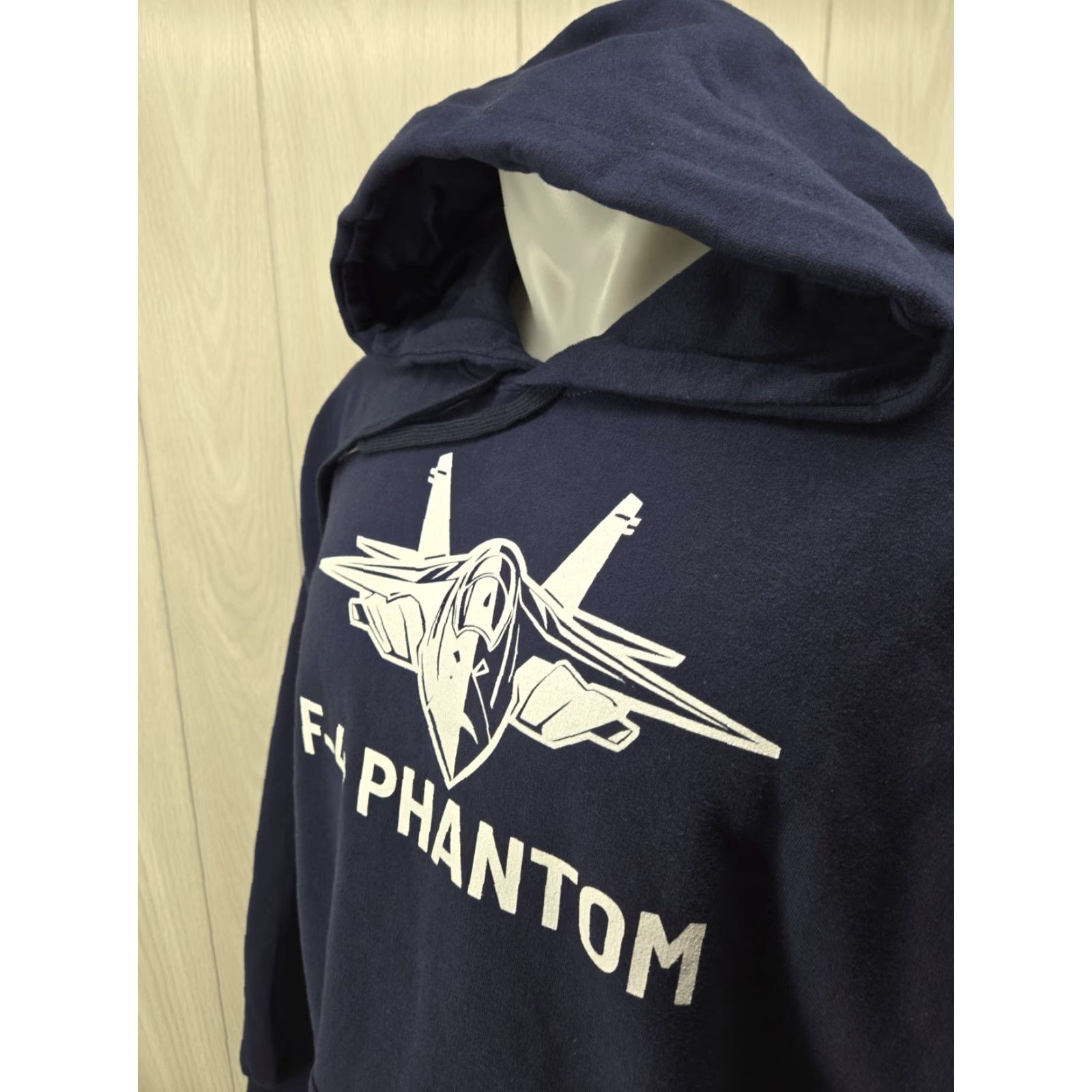 Gildan Gildan Hoodie F-4 Phantom Fighter Jet Blue Size L Mens Hoodie/Adult Large Regular Fit Military Aviation Nylon? Size US L / EU 52-54 / 3 - 5 Thumbnail