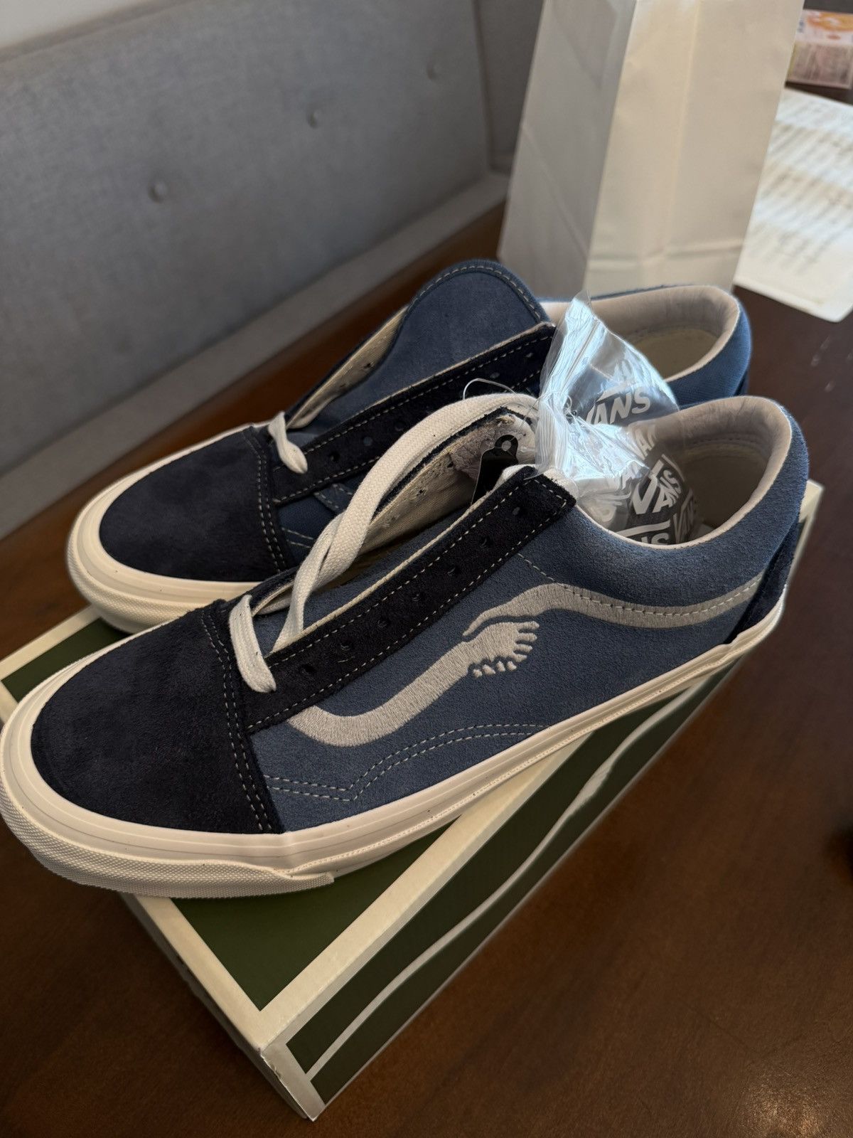 Notre × Vans Vans x Notre Old Skool LX Blue Size 9.5 Brand New w/ Box Size US 9.5 / EU 42-43 - 1 Thumbnail