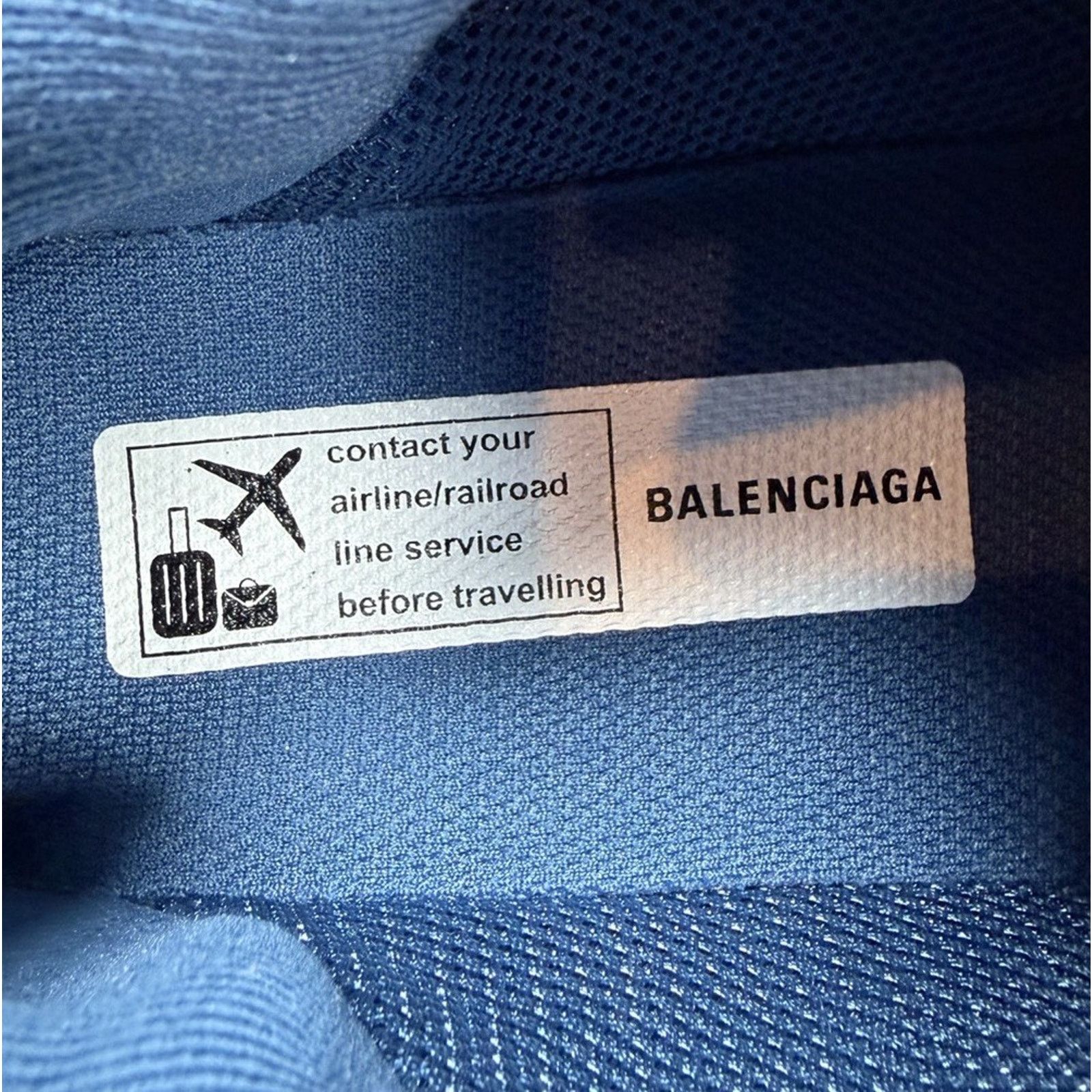 Balenciaga Size 41EU/8US - Balenciaga Track Blue LED NEW! Size US 8 / EU 41 - 10 Thumbnail