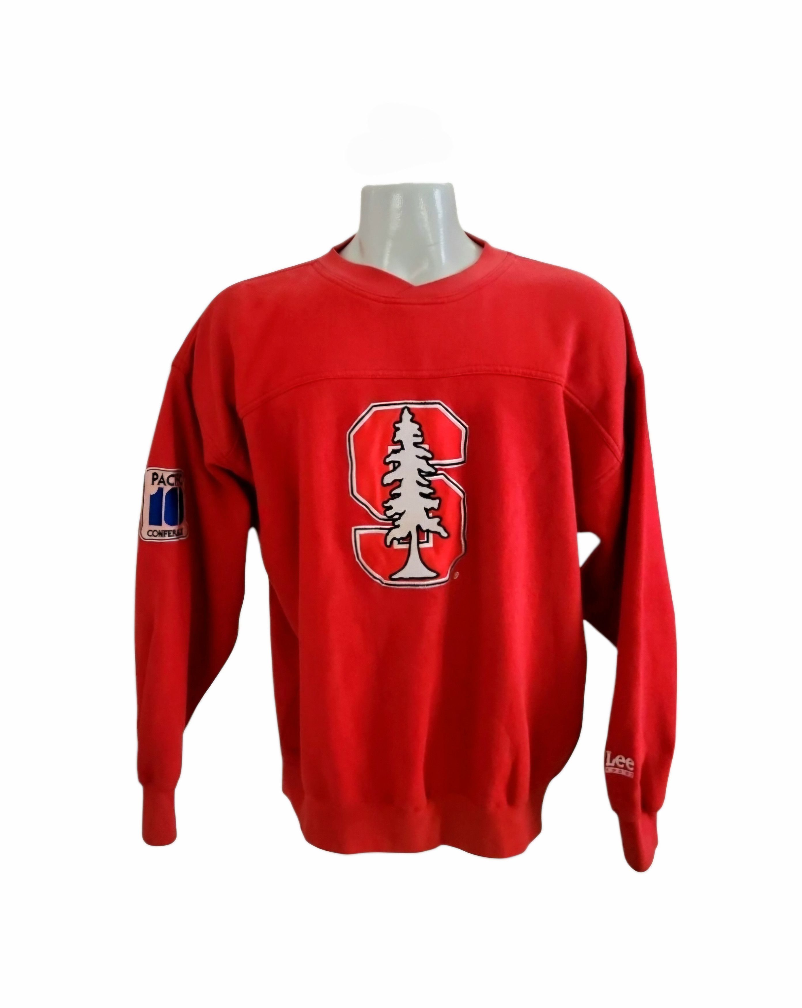 Vintage 90s Stanford University Crewneck Sweatshirt Lee XL